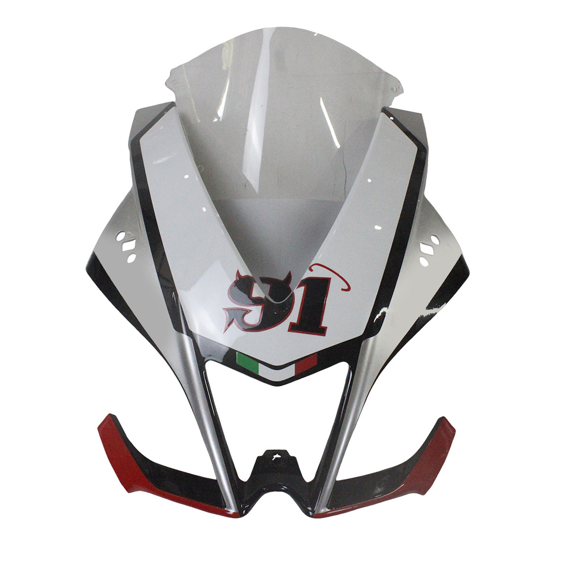 Amotopart 2009-2015 RSV4 1000 Aprilia Grey&Red Fairing Kit