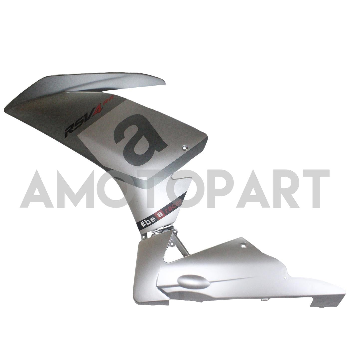 Amotopart 2009-2015 RSV4 1000 アプリリア グレー&シルバー フェアリングキット