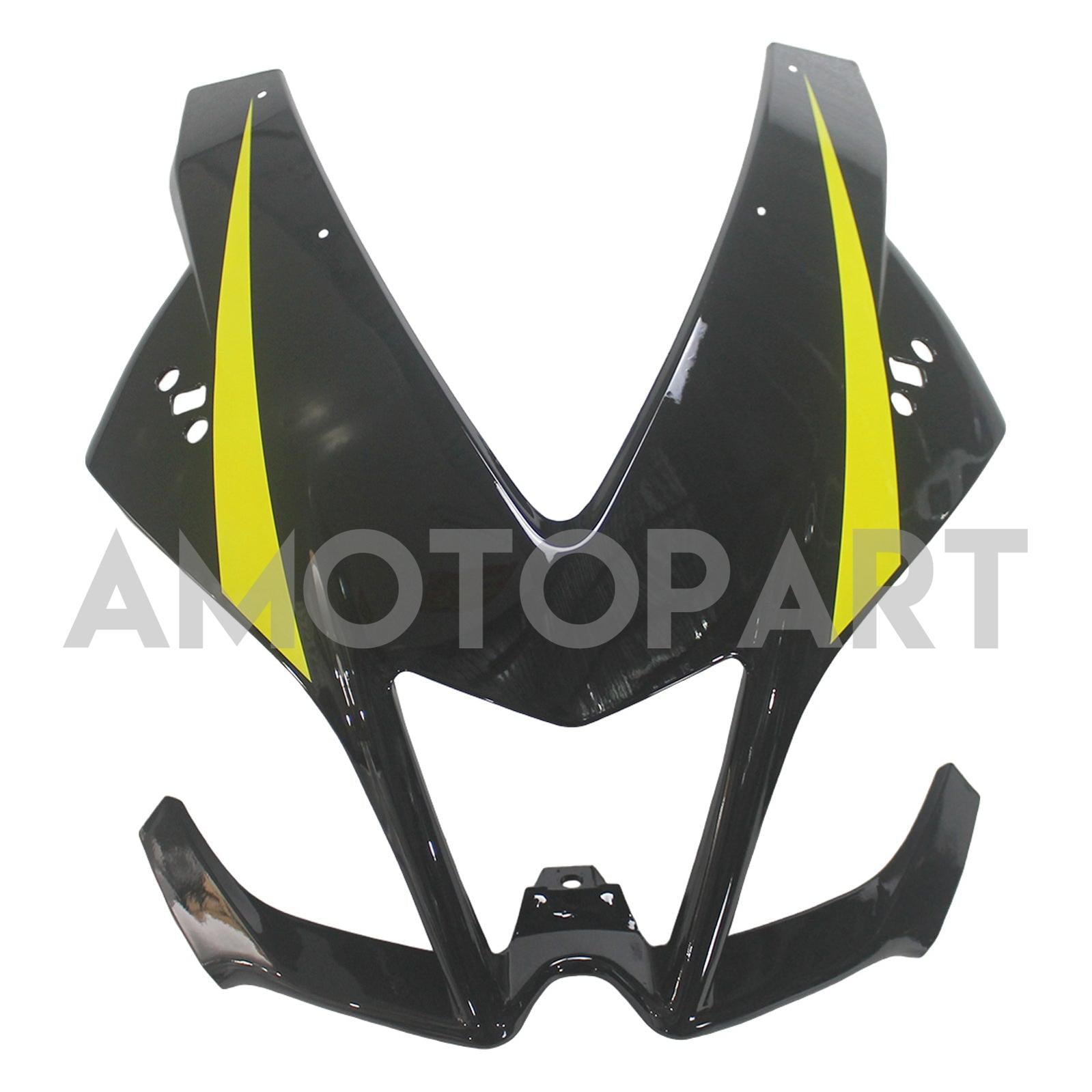 Amotopart 2009-2015 RSV4 1000 Aprilia Black&Yellow Fairing Kit