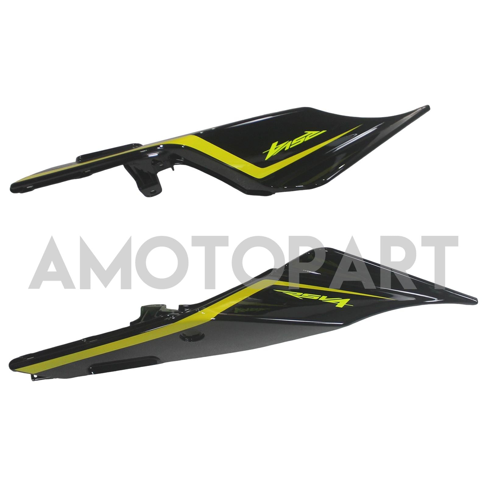 Amotopart 2009-2015 RSV4 1000 Aprilia Black&Yellow Fairing Kit