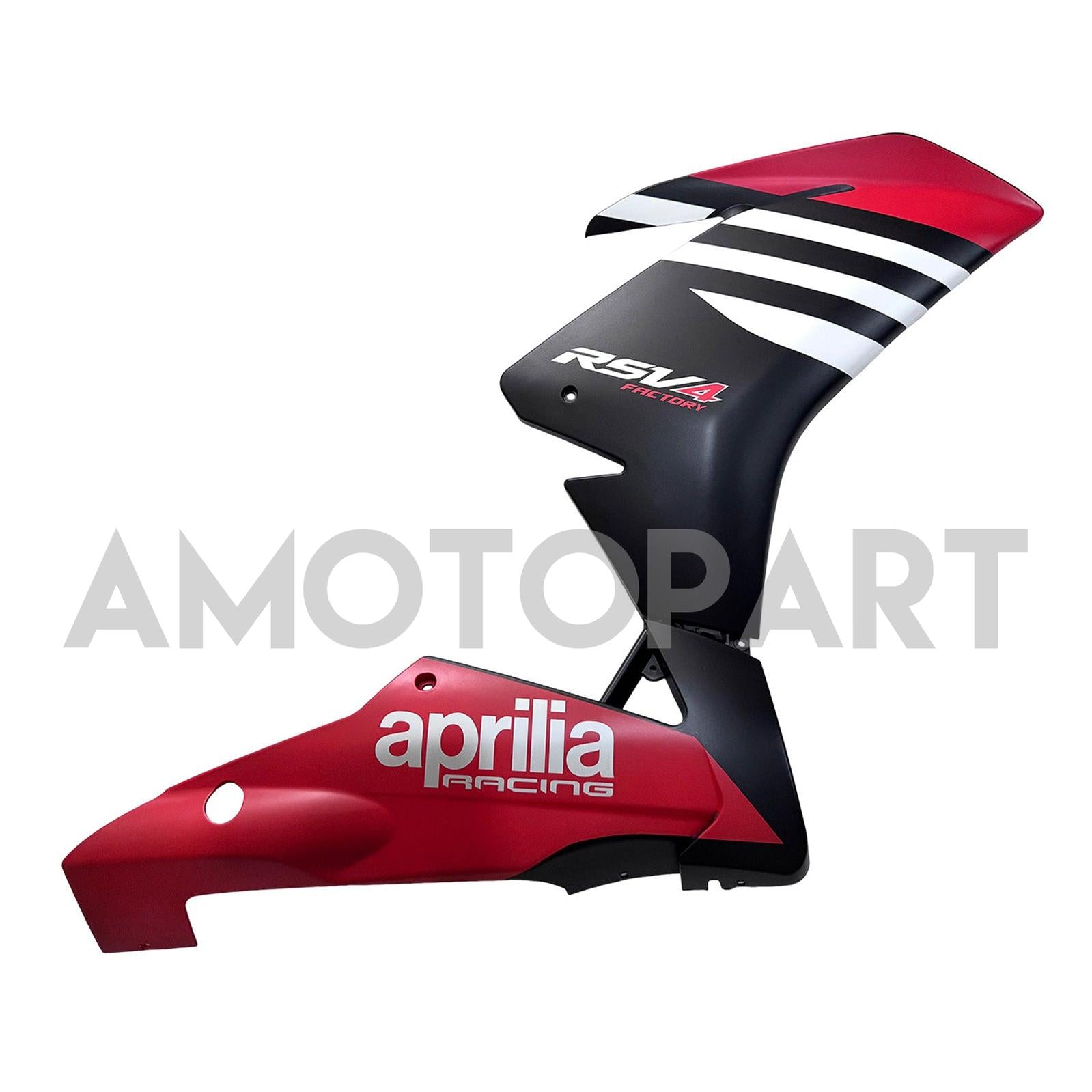 Amotopart 2009-2015 Aprilia RSV4 1000 White Black Red Fairing Kit