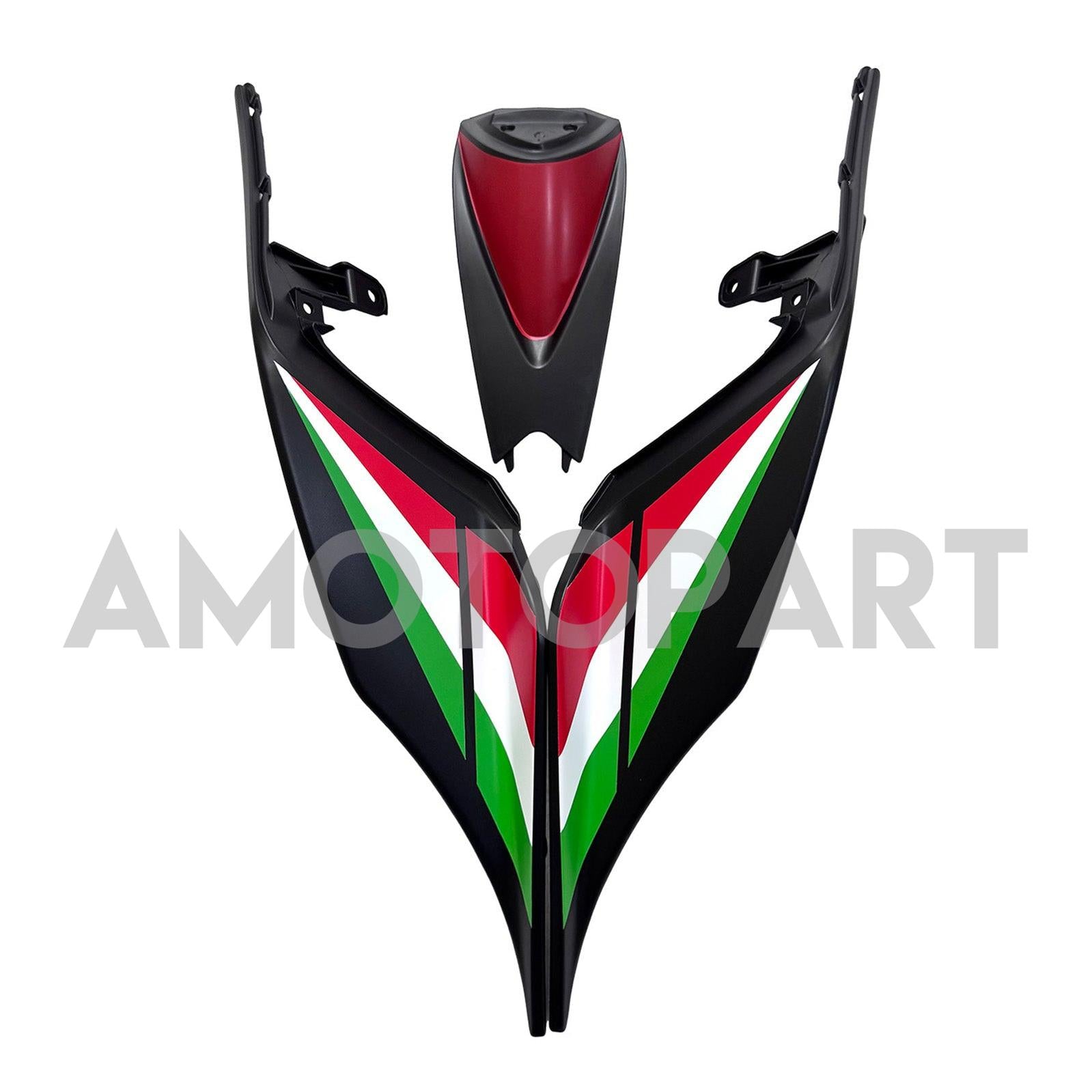 Amotopart 2009-2015 Aprilia RSV4 1000 White Black Red Fairing Kit