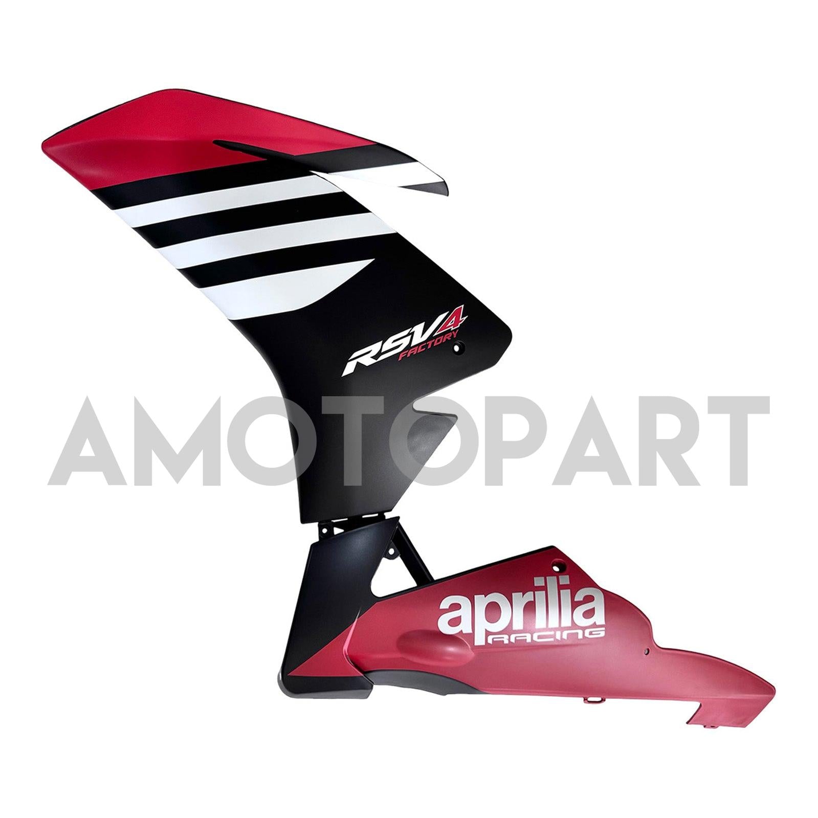 Amotopart 2009-2015 Aprilia RSV4 1000 White Black Red Fairing Kit