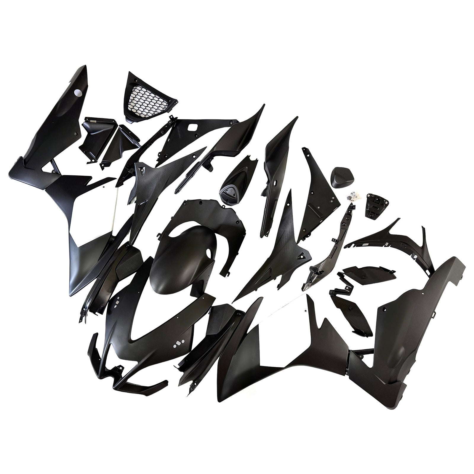 Amotopart 2009-2015 Aprilia RSV4 1000 White Black Fairing Kit