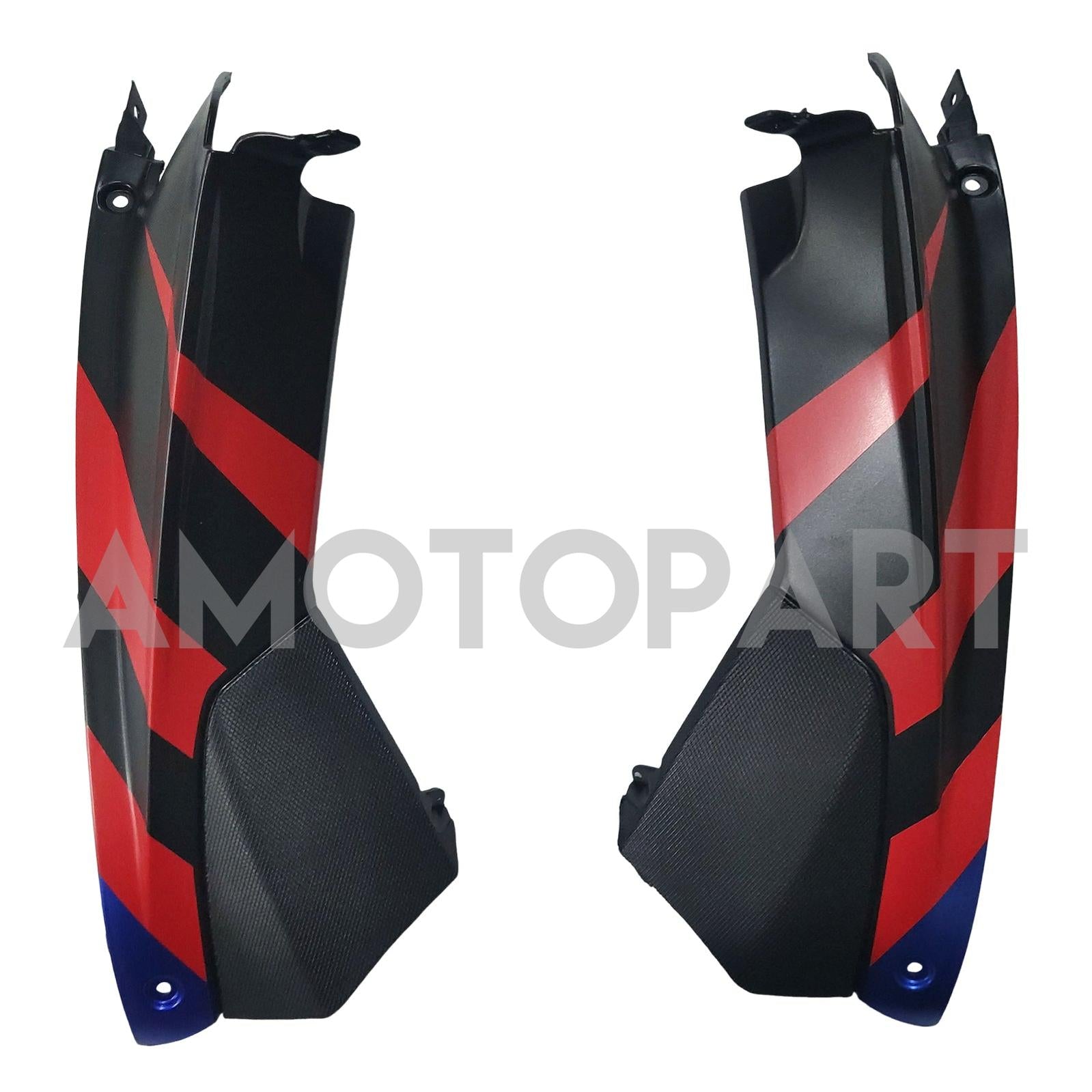 Amotopart 2009-2015 Aprilia RSV4 1000 Matte Black Red Fairing Kit