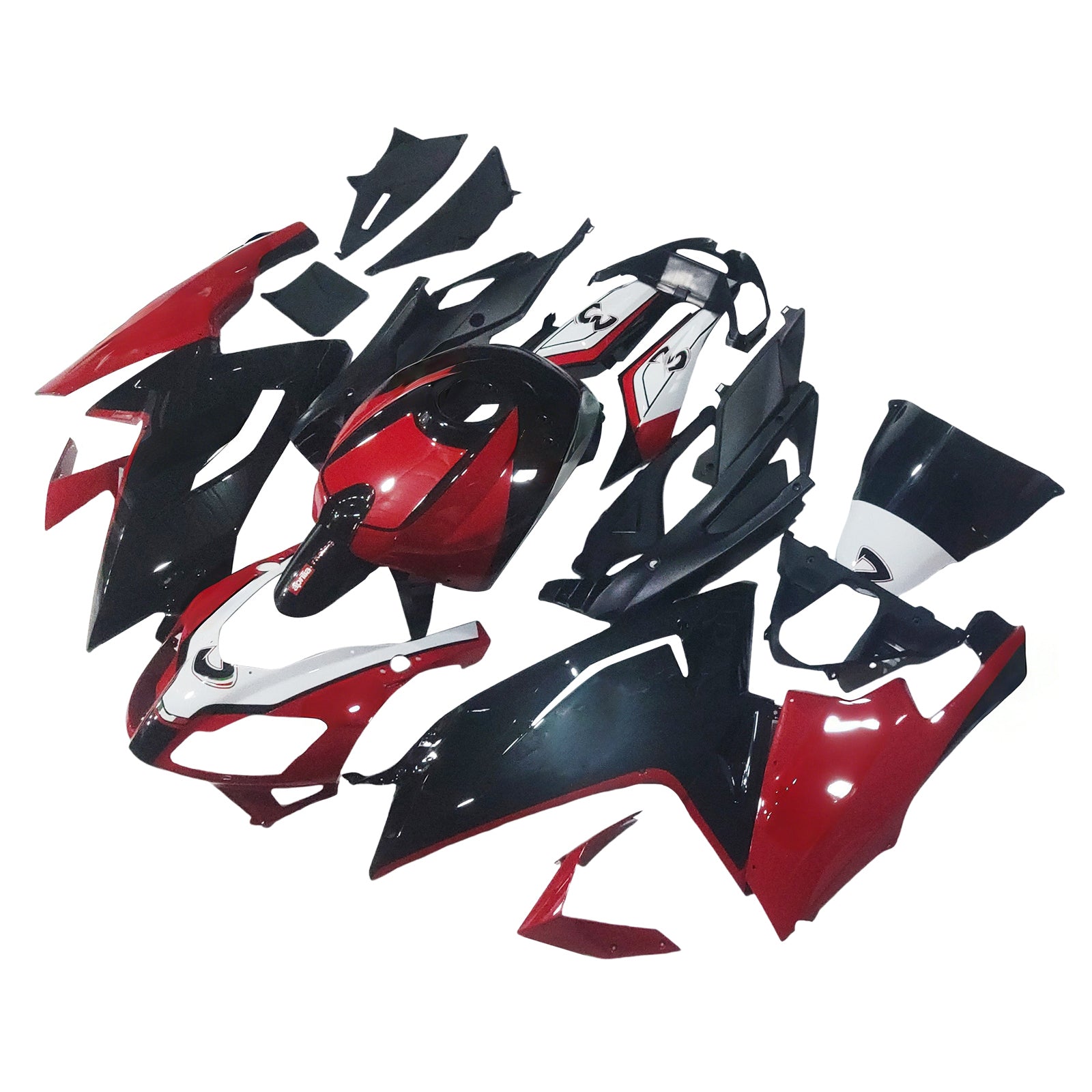 Amotopart Aprilia 2006-2011 RS125 Black&Red Fairing Kit