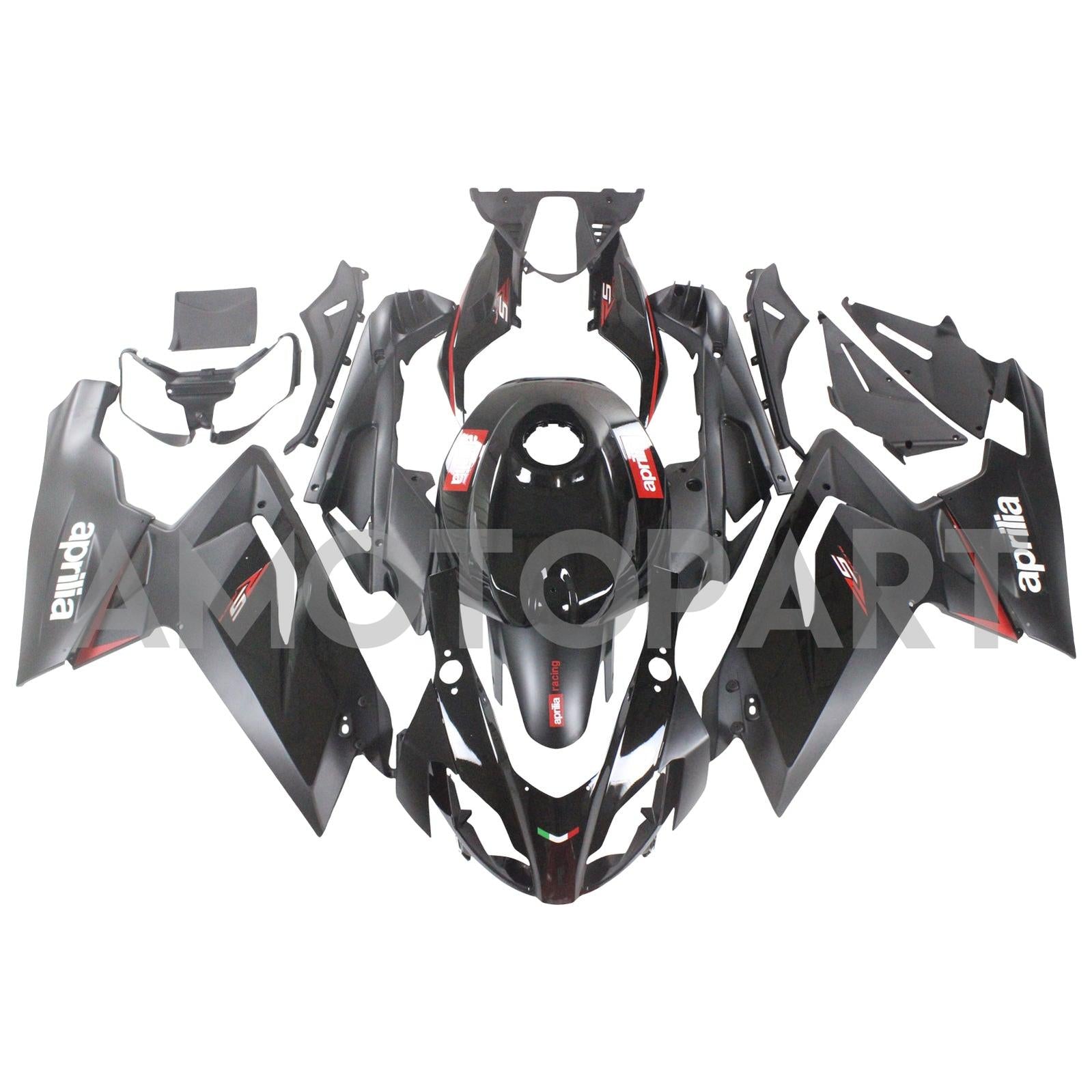 Amotopart Aprilia 2006-2011 RS125 Black Fairing Kit