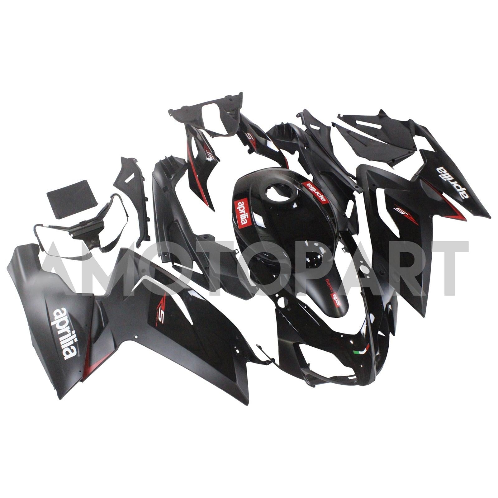 Amotopart Aprilia 2006-2011 RS125 Black Fairing Kit