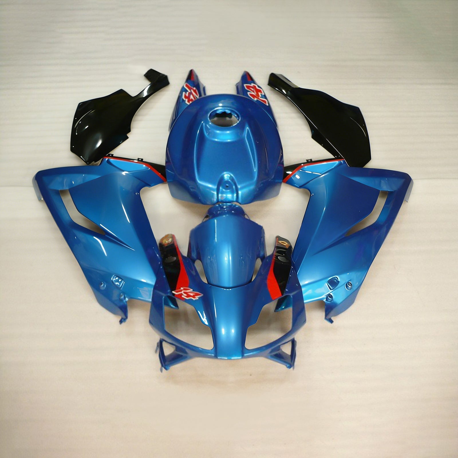 Amotopart Aprilia 2006-2011 RS125 Bancaja Blue Fairing Kit