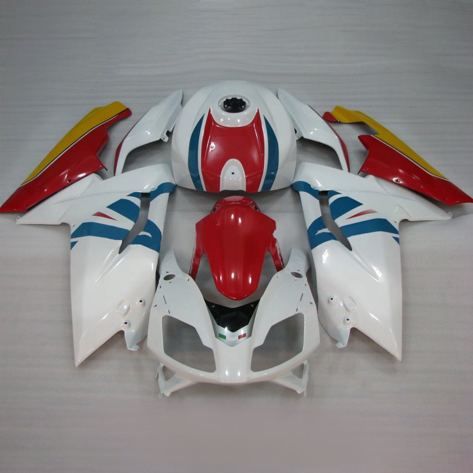 Amotopart Aprilia 2006-2011 RS125 Rot&White Style3 Verkleidungssatz