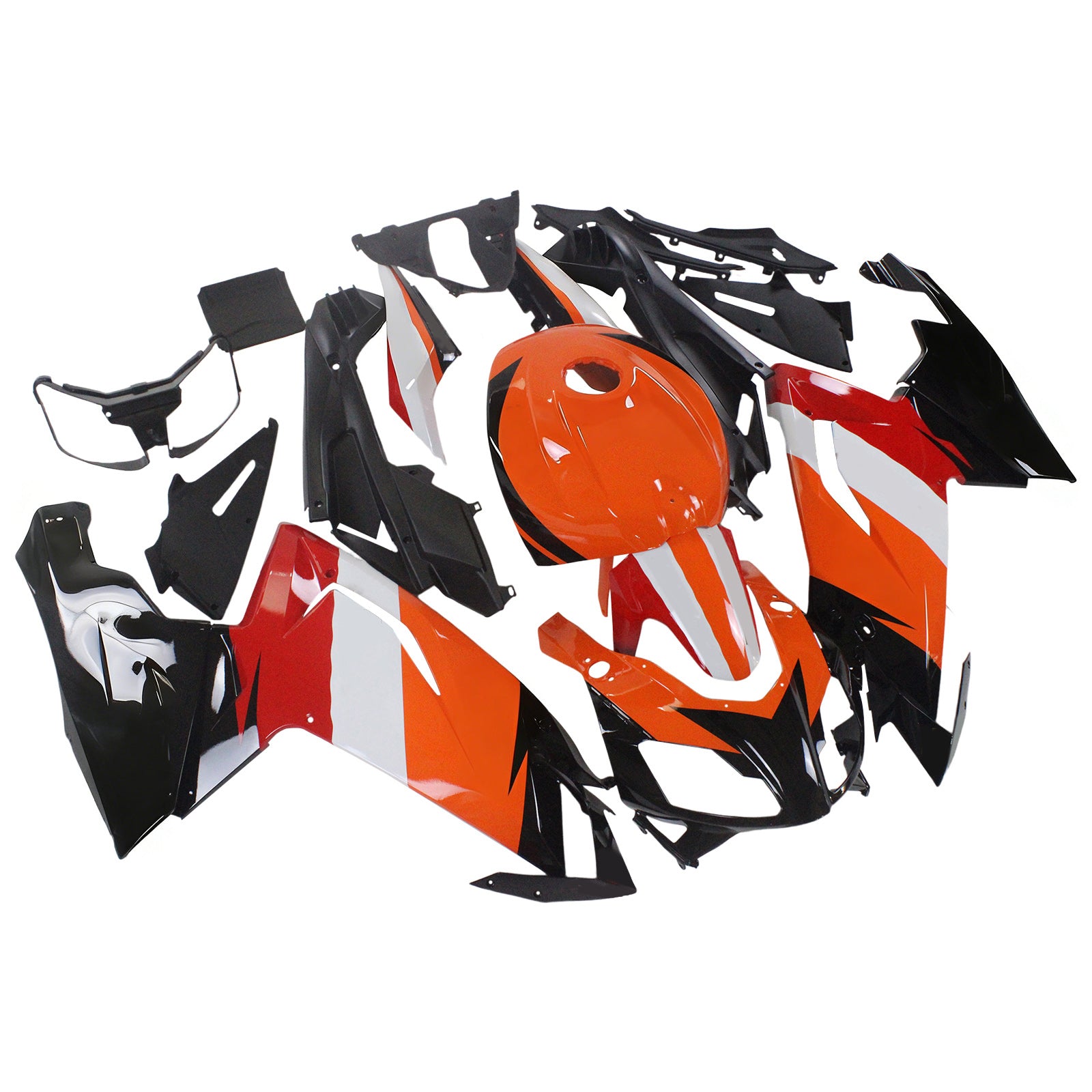 Amotopart Aprilia 2006-2011 RS125 Red&Orange Fairing Kit