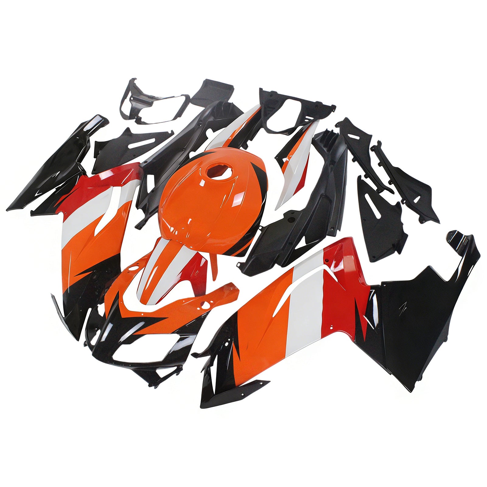 Amotopart Aprilia 2006-2011 RS125 Red&Orange Fairing Kit