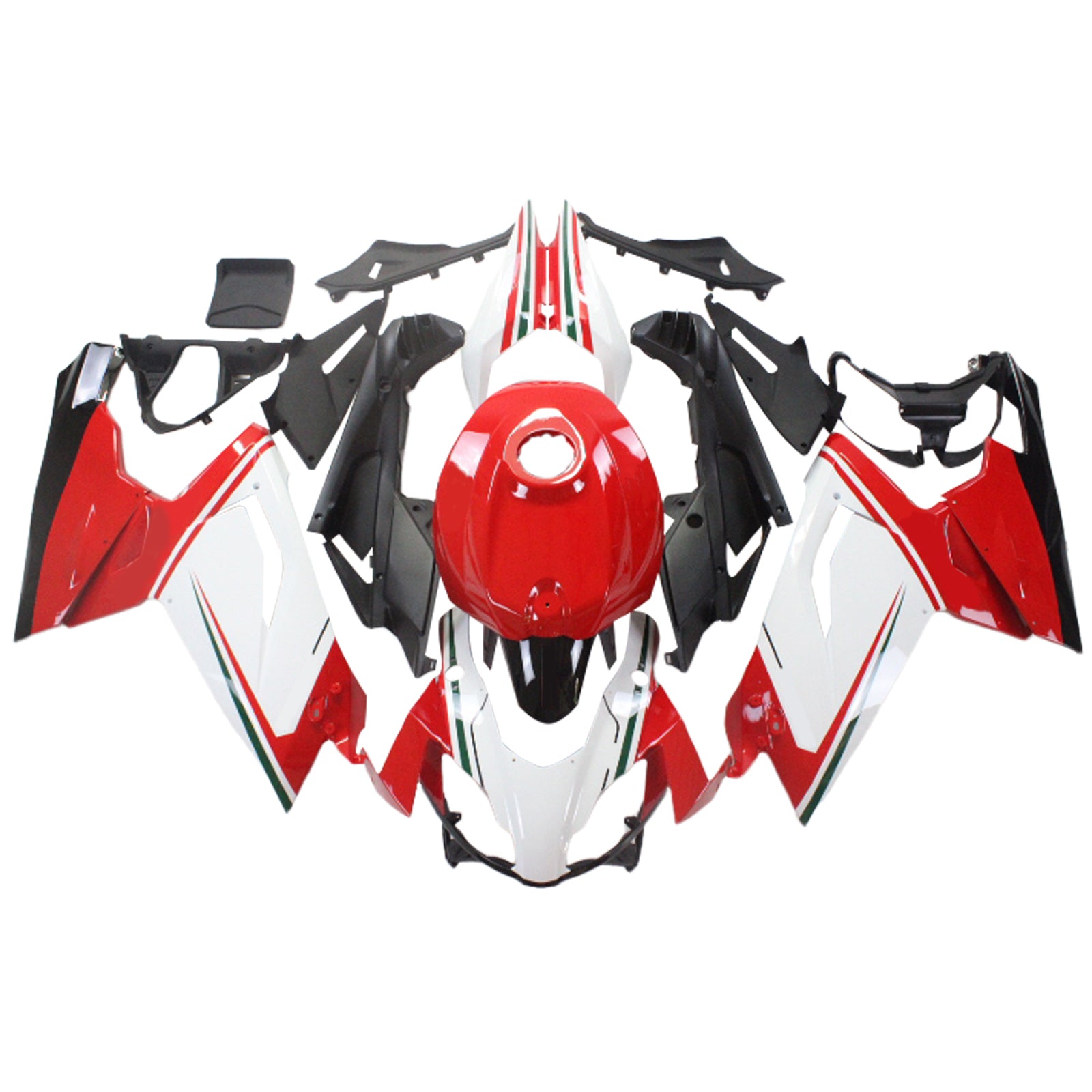 Amotopart Aprilia 2006-2011 RS125 Red&White Style5 Fairing Kit