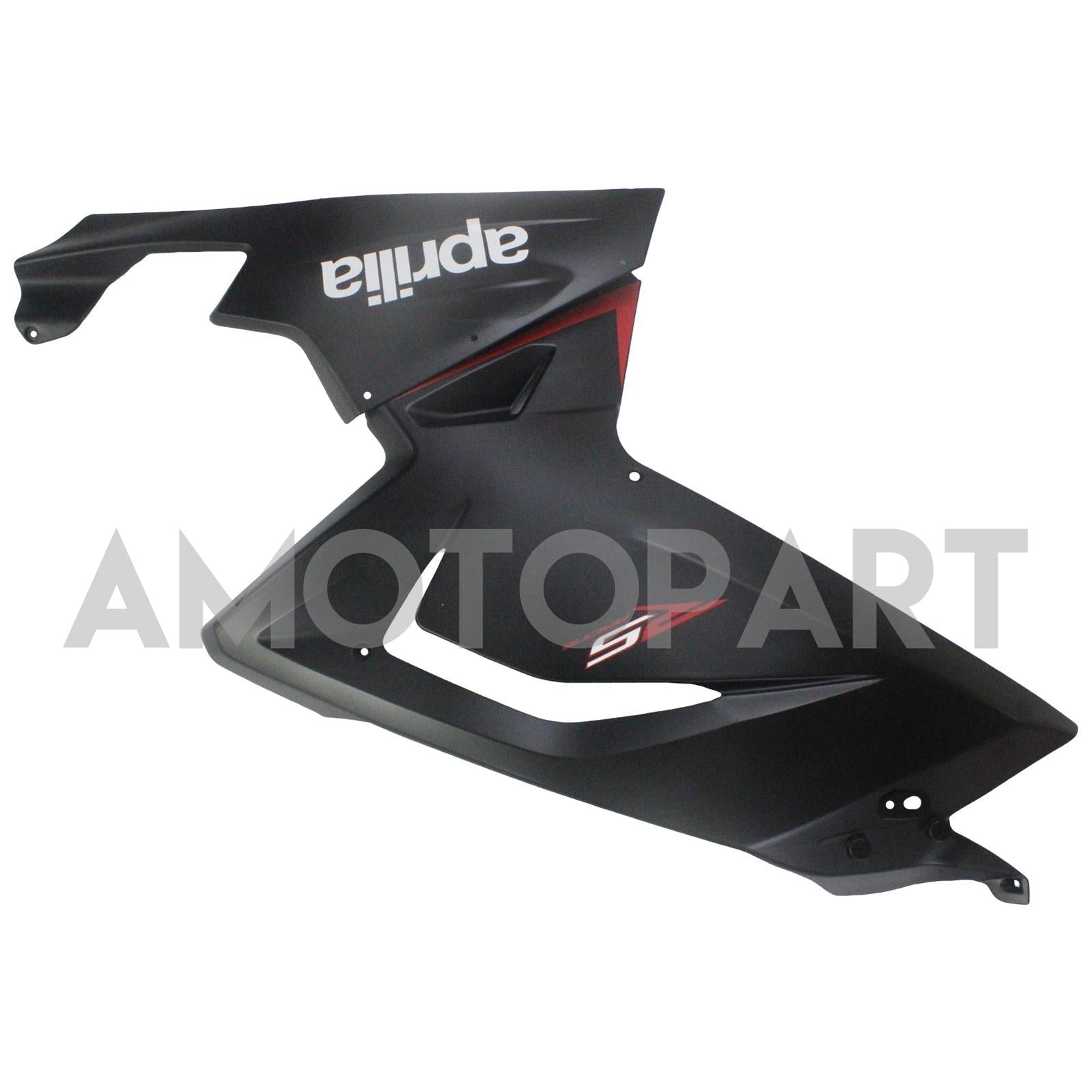Amotopart Aprilia 2006-2011 RS125 Plain Black Fairing Kit