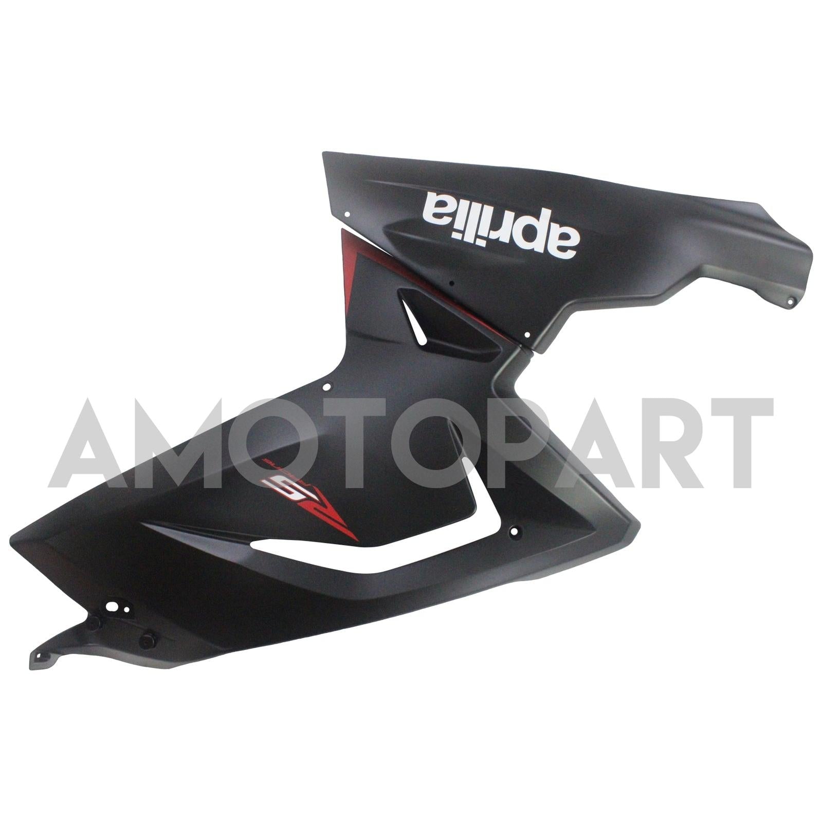 Amotopart Aprilia 2006-2011 RS125 Plain Black Fairing Kit