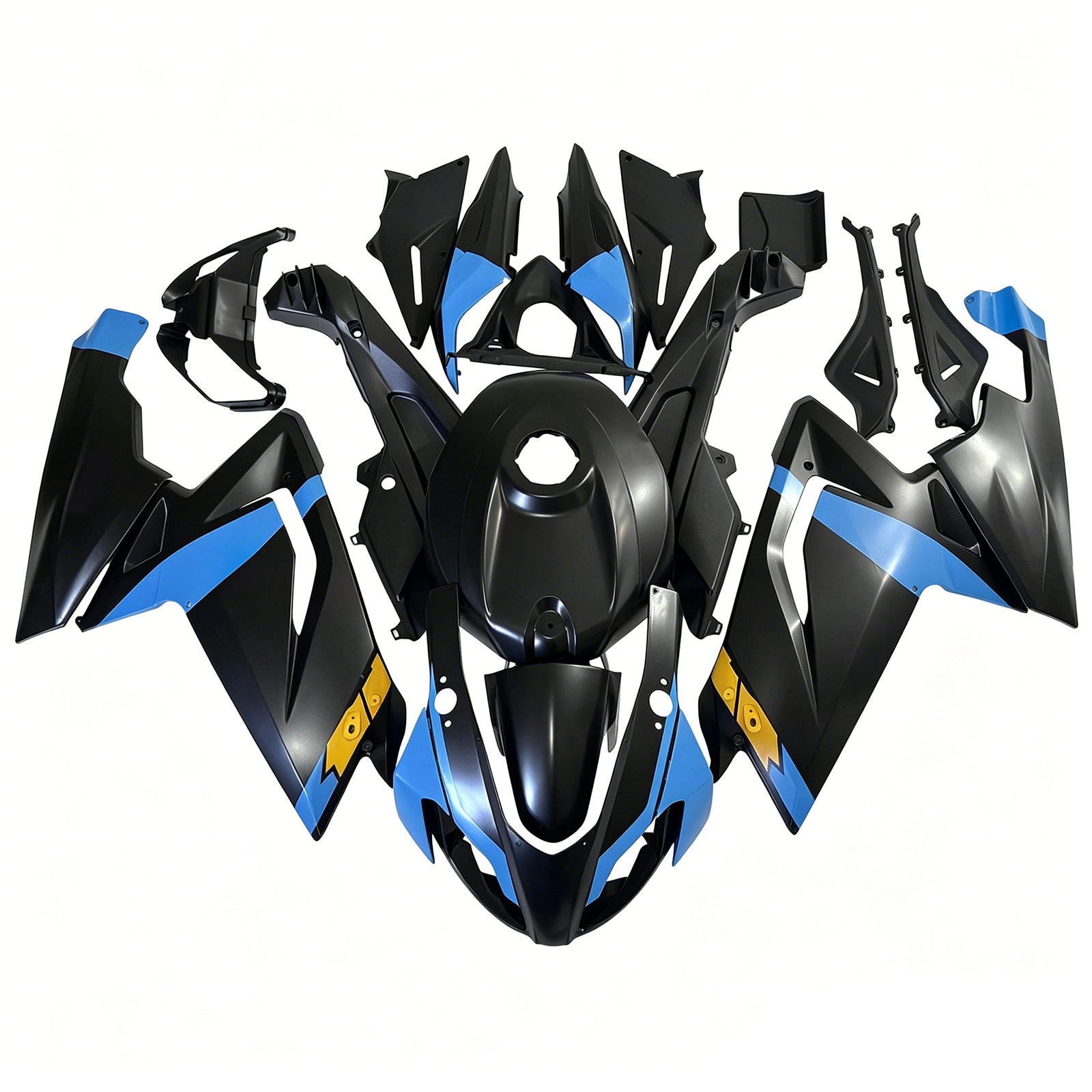 Amotopart 2006-2011 RS125 Aprilia Blue&Black Style4 Fairing Kit