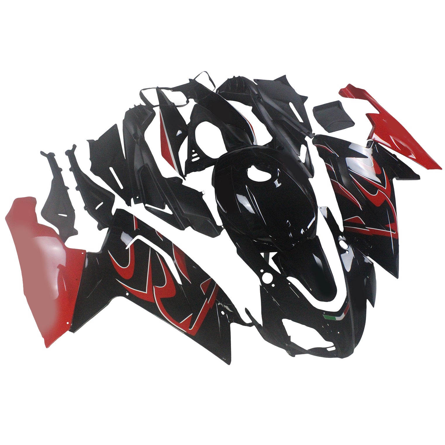 Amotopart 2006-2011 RS125 Aprilia Red&Black Fairing Kit