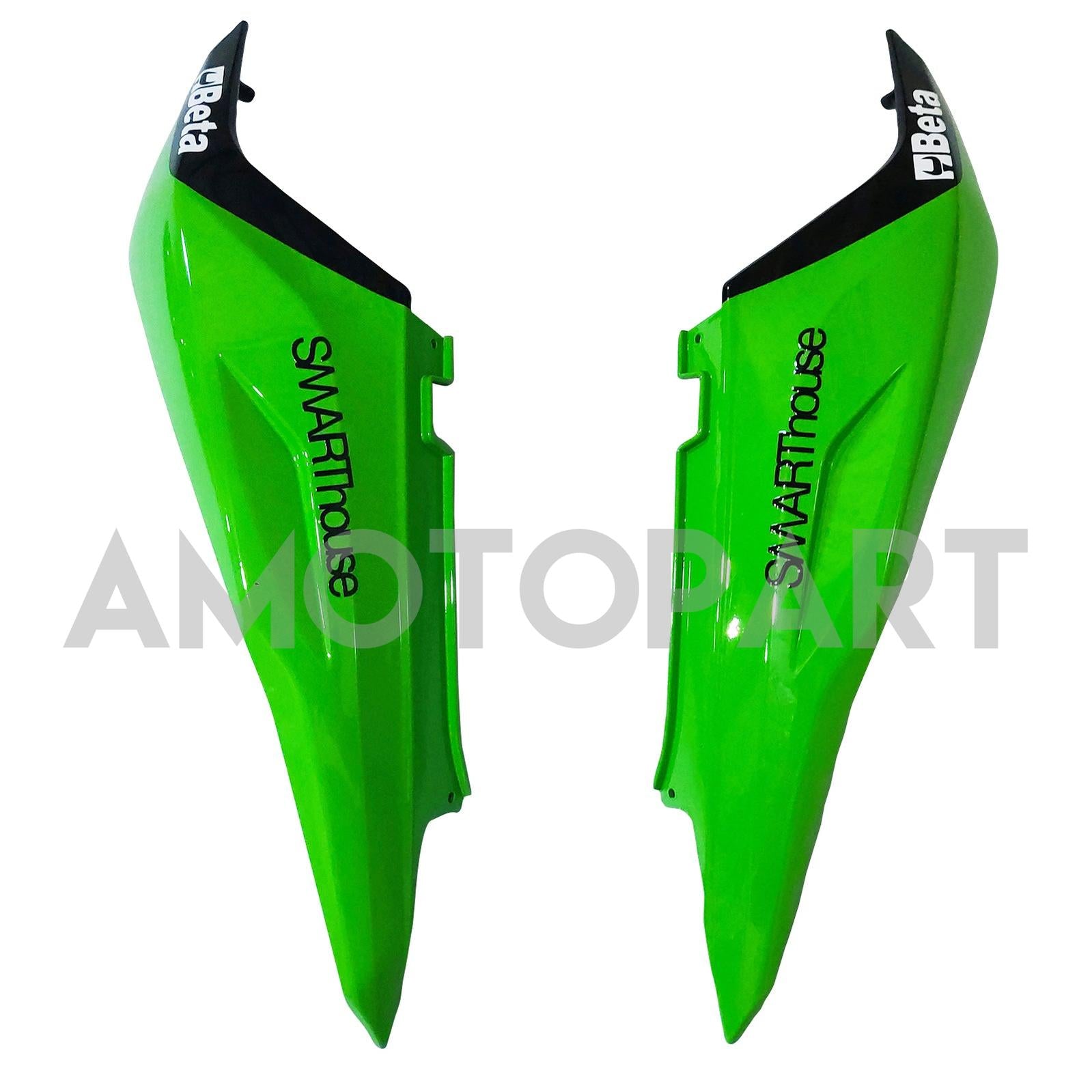Amotopart 2006-2011 RS125 Aprilia Green&Black Fairing Kit