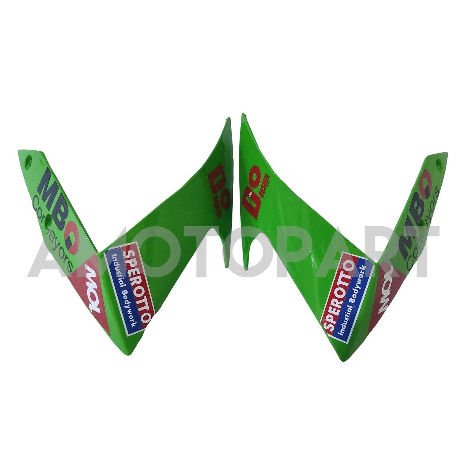 Amotopart 2006-2011 RS125 Aprilia Green&Black Fairing Kit