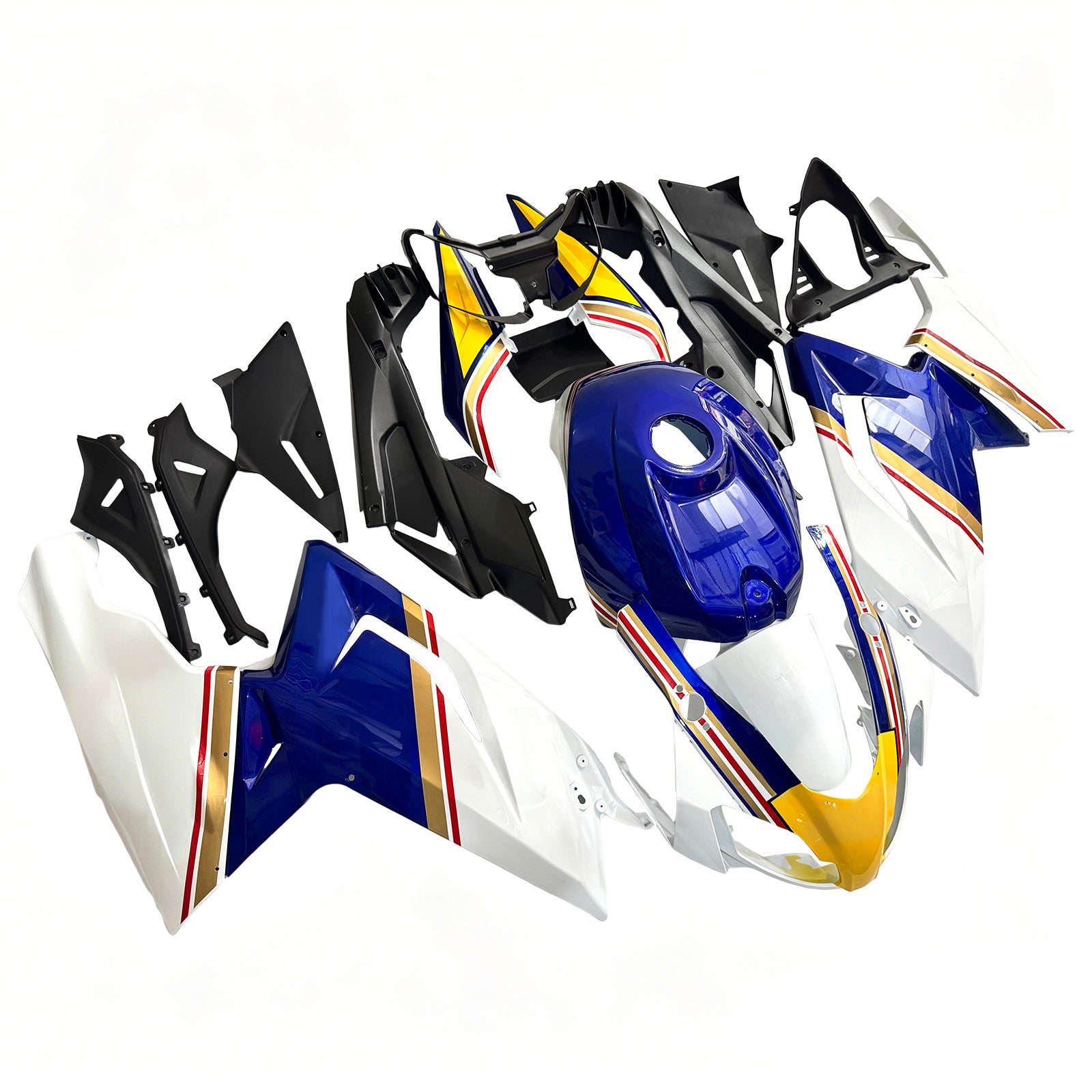Amotopart 2006-2011 RS125 Aprilia Blue&Yellow Fairing Kit