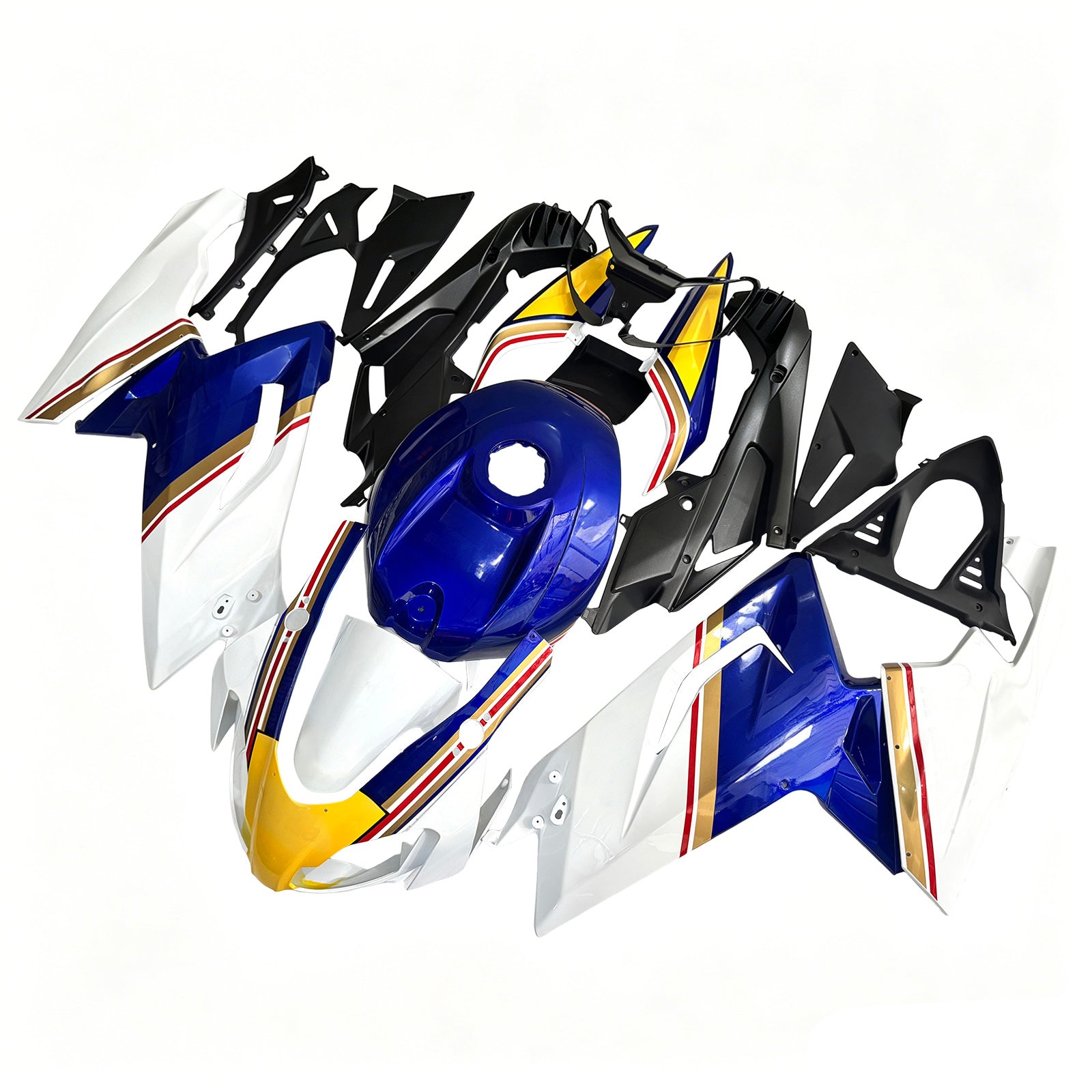 Amotopart 2006-2011 RS125 Aprilia Blue&Yellow Fairing Kit