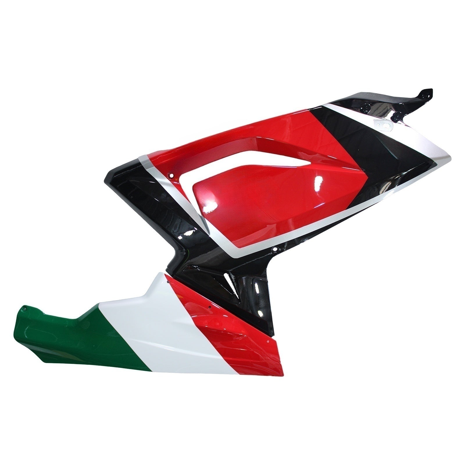 Amotopart 2006-2011 RS125 Aprilia Rot&Green Style1 Verkleidungssatz