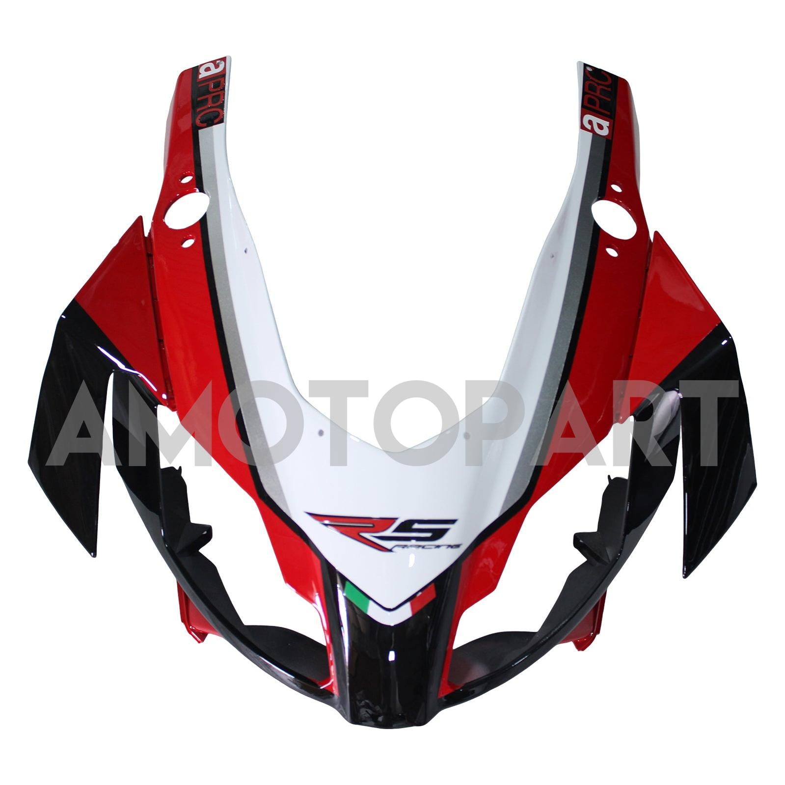 Amotopart 2006-2011 RS125 Aprilia Red&Green Style1 Fairing Kit
