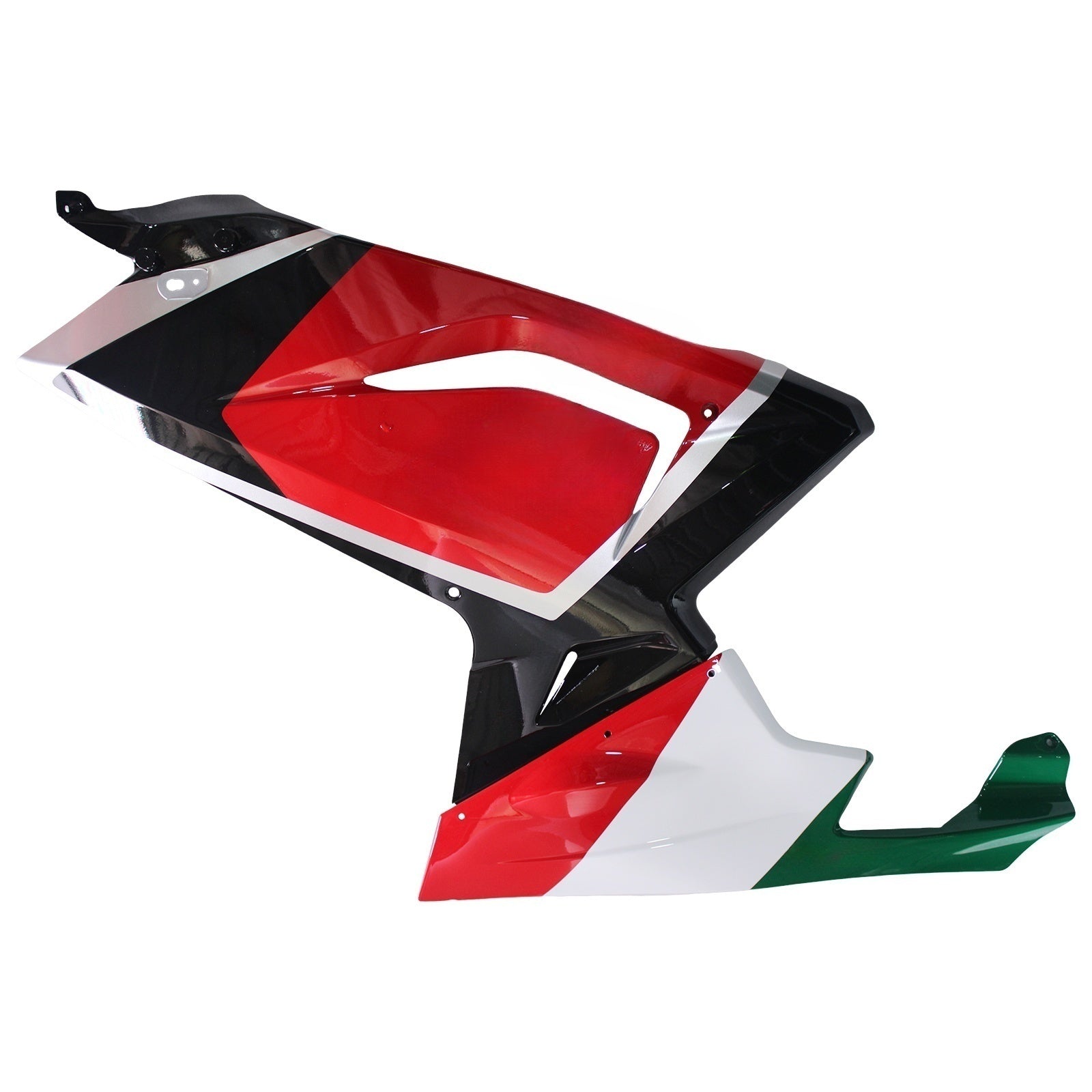 Amotopart 2006-2011 RS125 Aprilia Rot&Green Style1 Verkleidungssatz