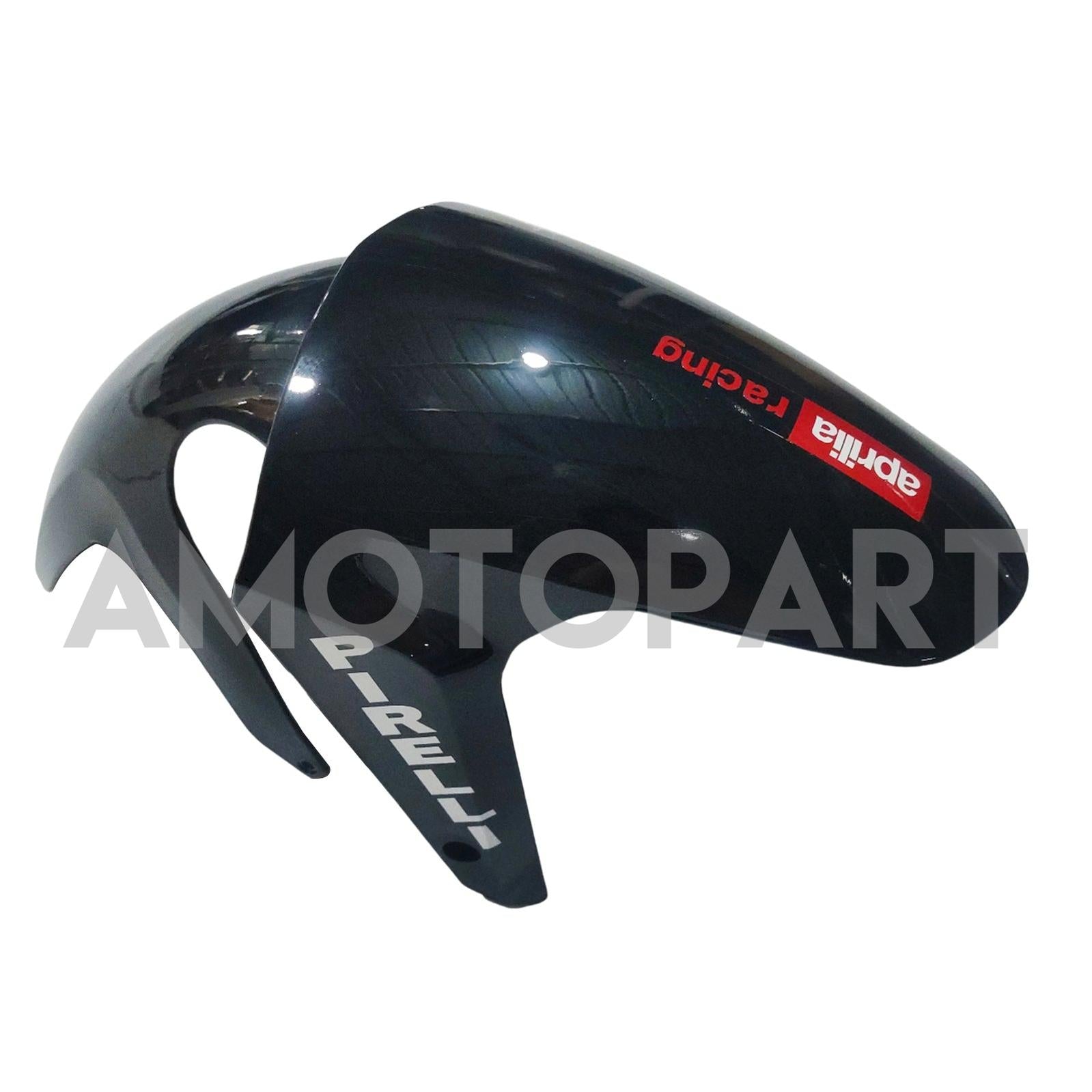 Amotopart 2006-2011 RS125 Aprilia White&Black with Logo Fairing Kit
