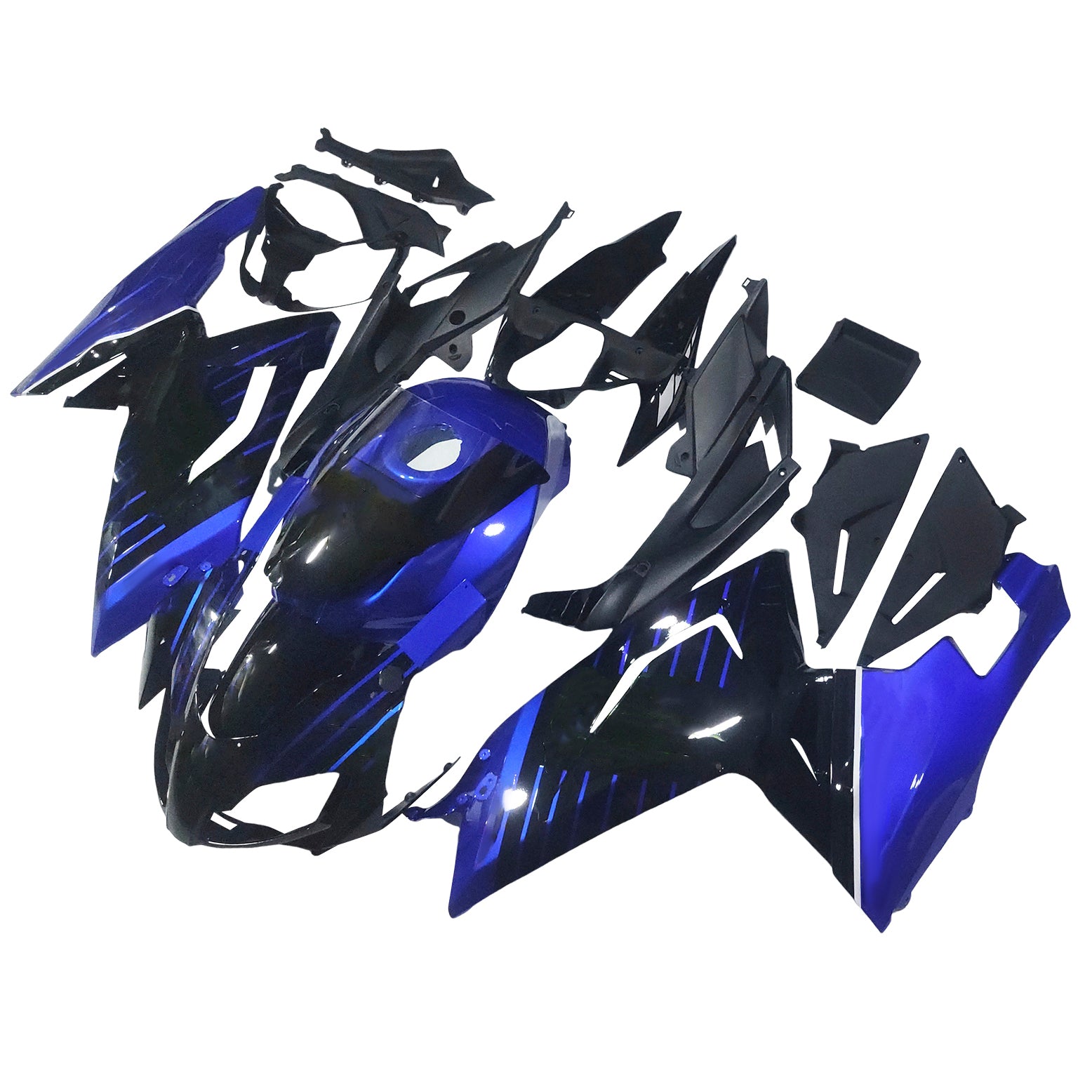 Amotopart 2006-2011 RS125 Aprilia Blue&Black Style2 Fairing Kit