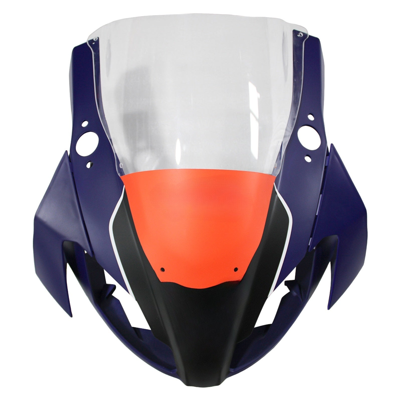 Amotopart 2006-2011 RS125 Aprilia Orange & Blue Fairing Kit