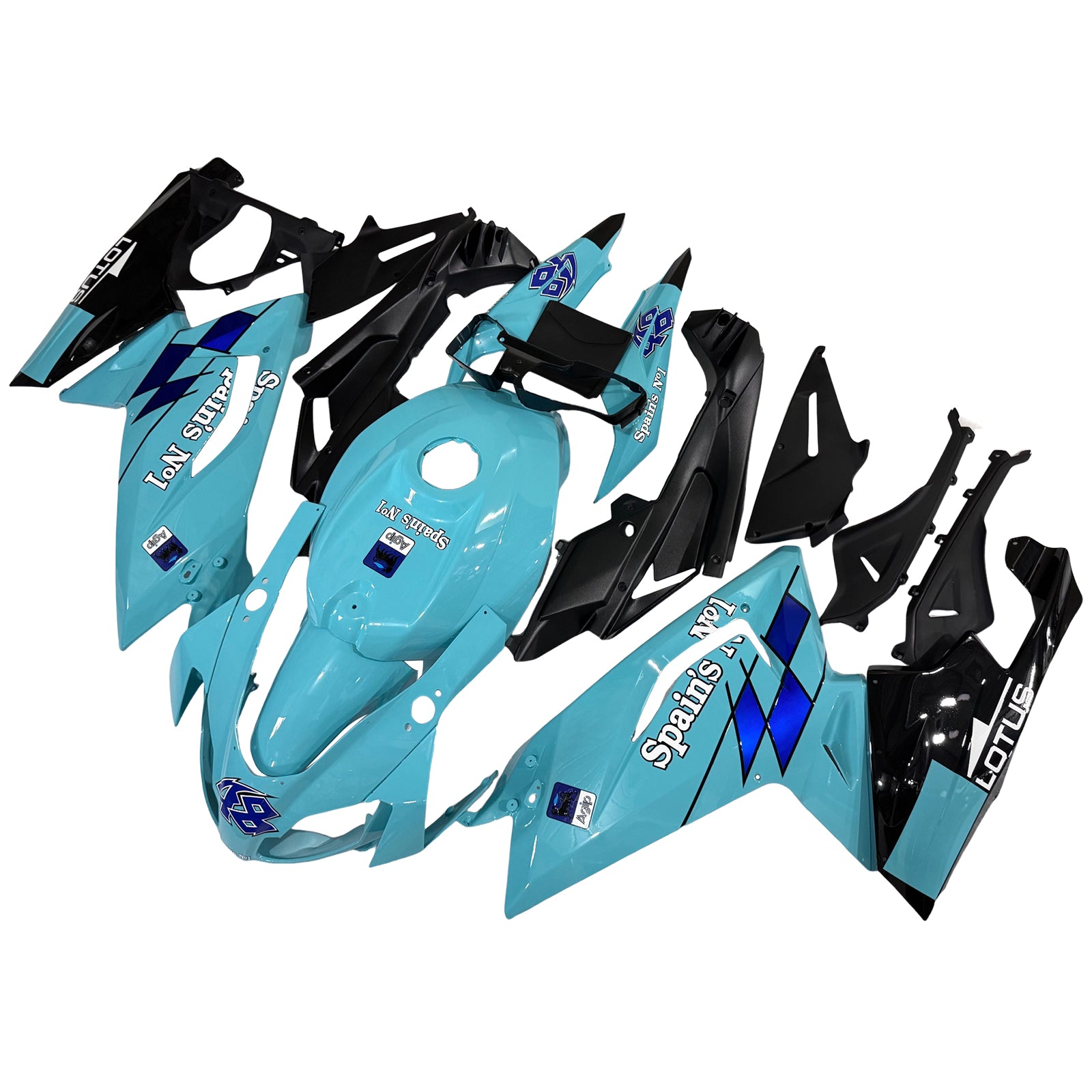 Amotopart 2006-2011 Aprilia RS125 Light Green Fairing Kit