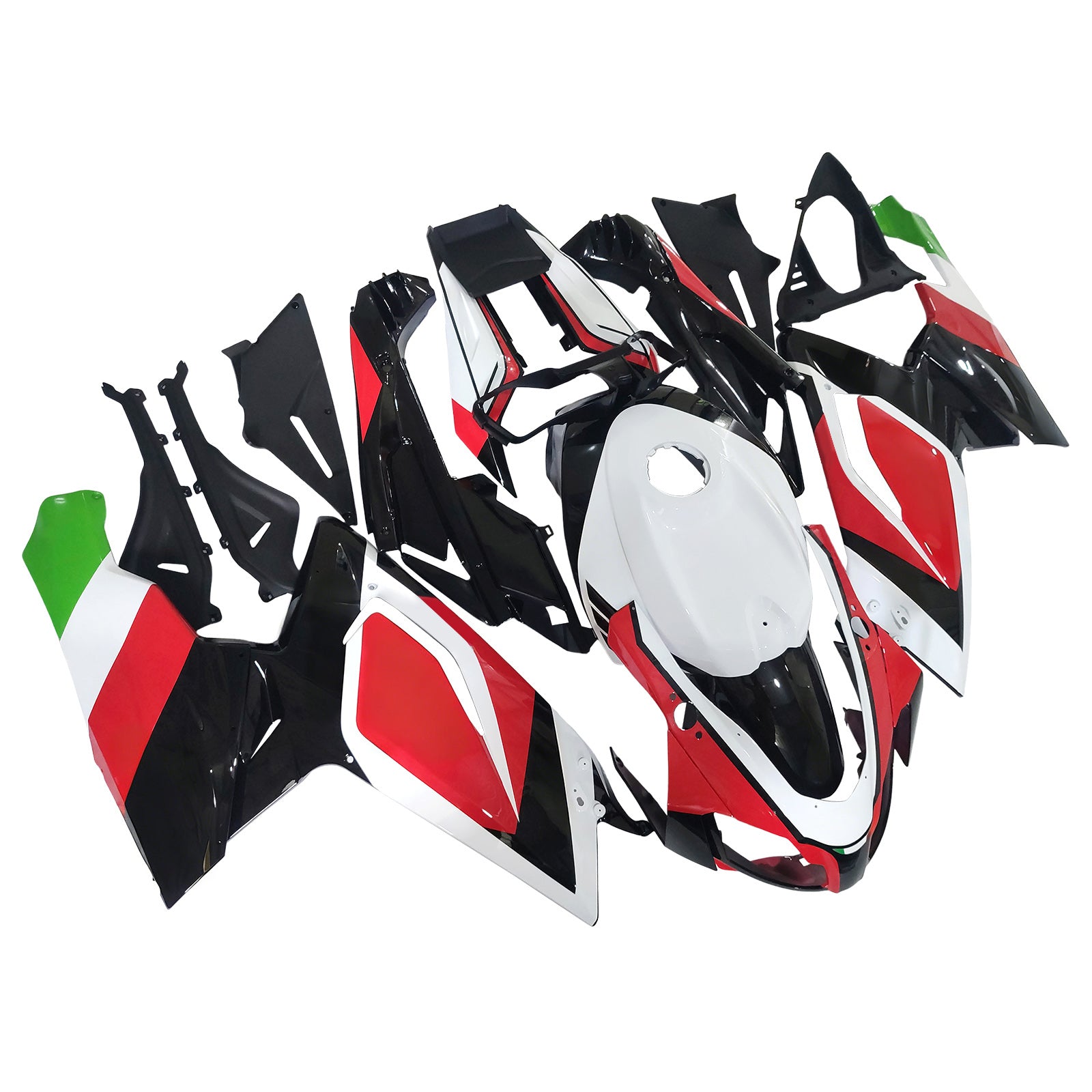 AMOTOPART 2006-2011 APRILIA RS125 VIT Black Red Fairing Kit