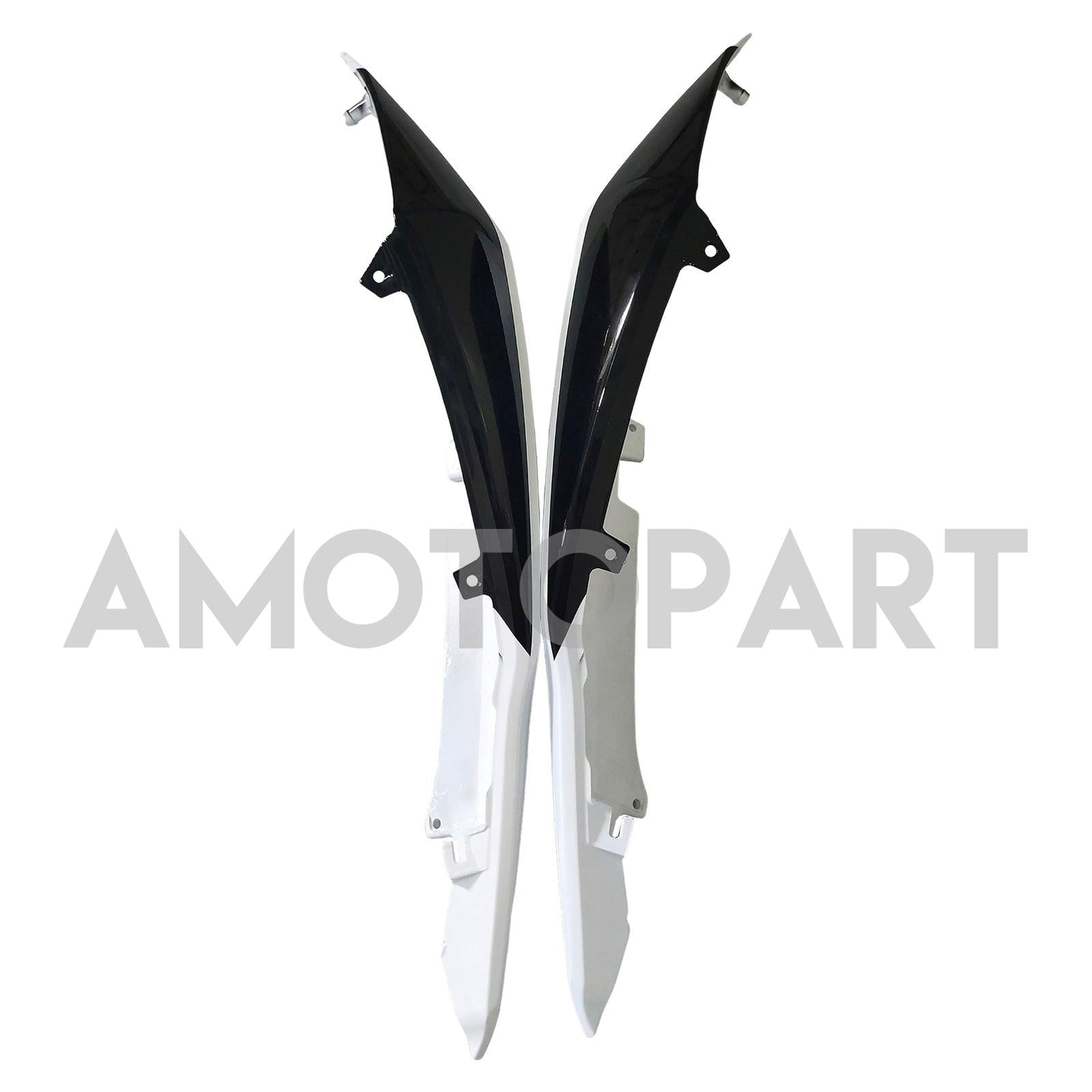 Amotopart 2006-2011 Aprilia RS125 Glossy White Black Fairing Kit