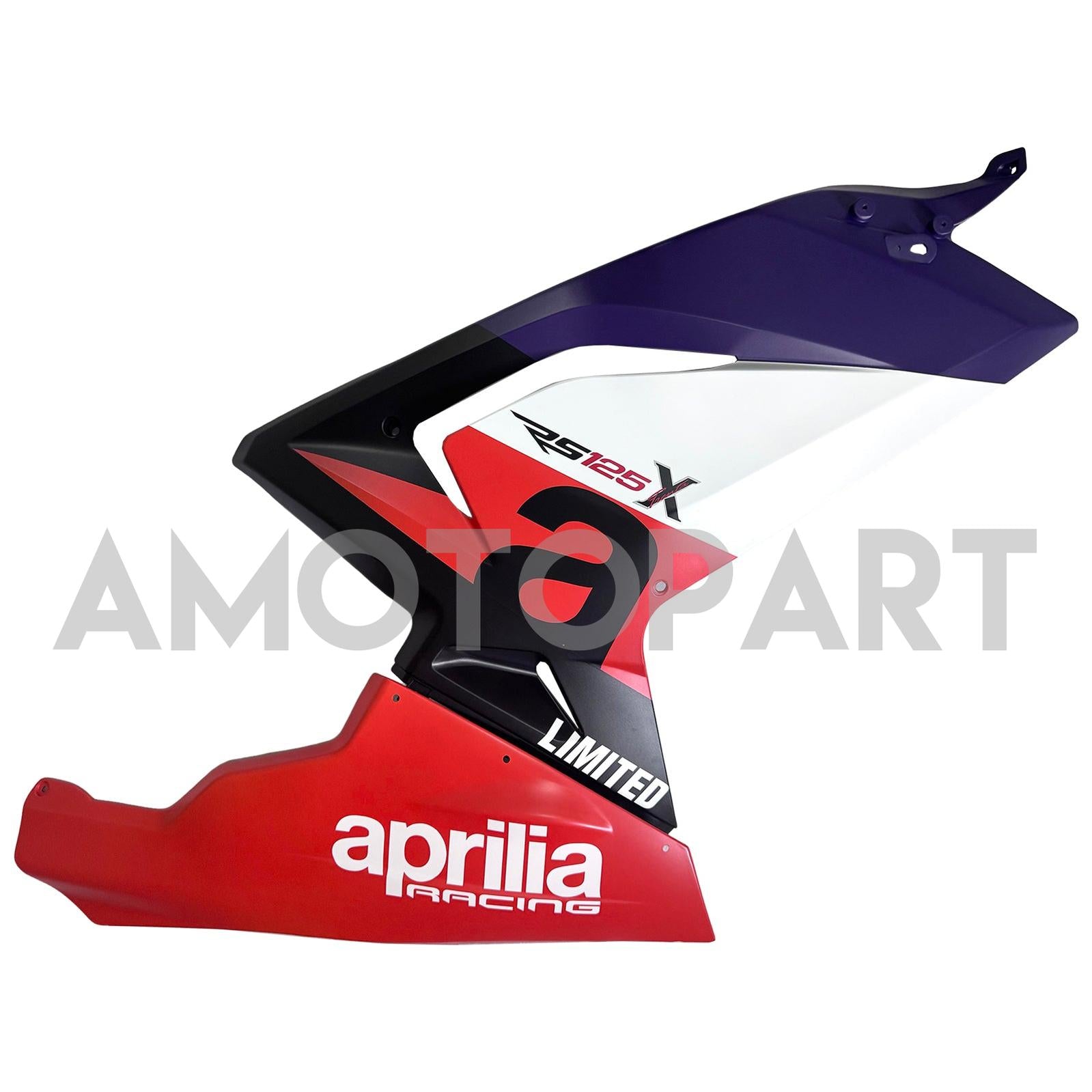 Amotopart 2006-2011 Aprilia RS125 Purple Red White Fairing Kit