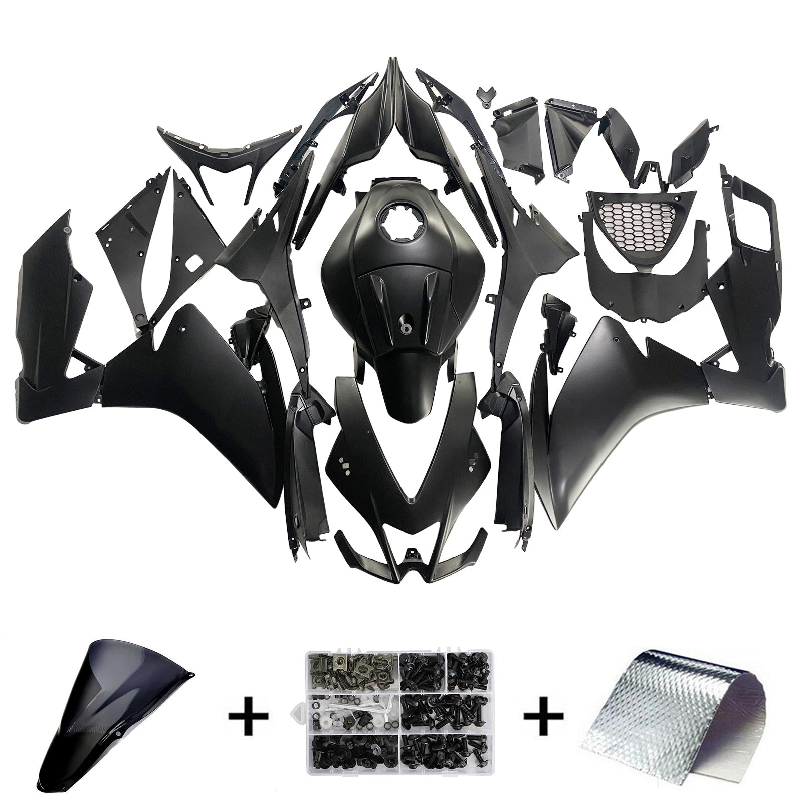 Amotopart 2012-2016 Aprilia RS4 RS125 Kit de carénage noir RS50