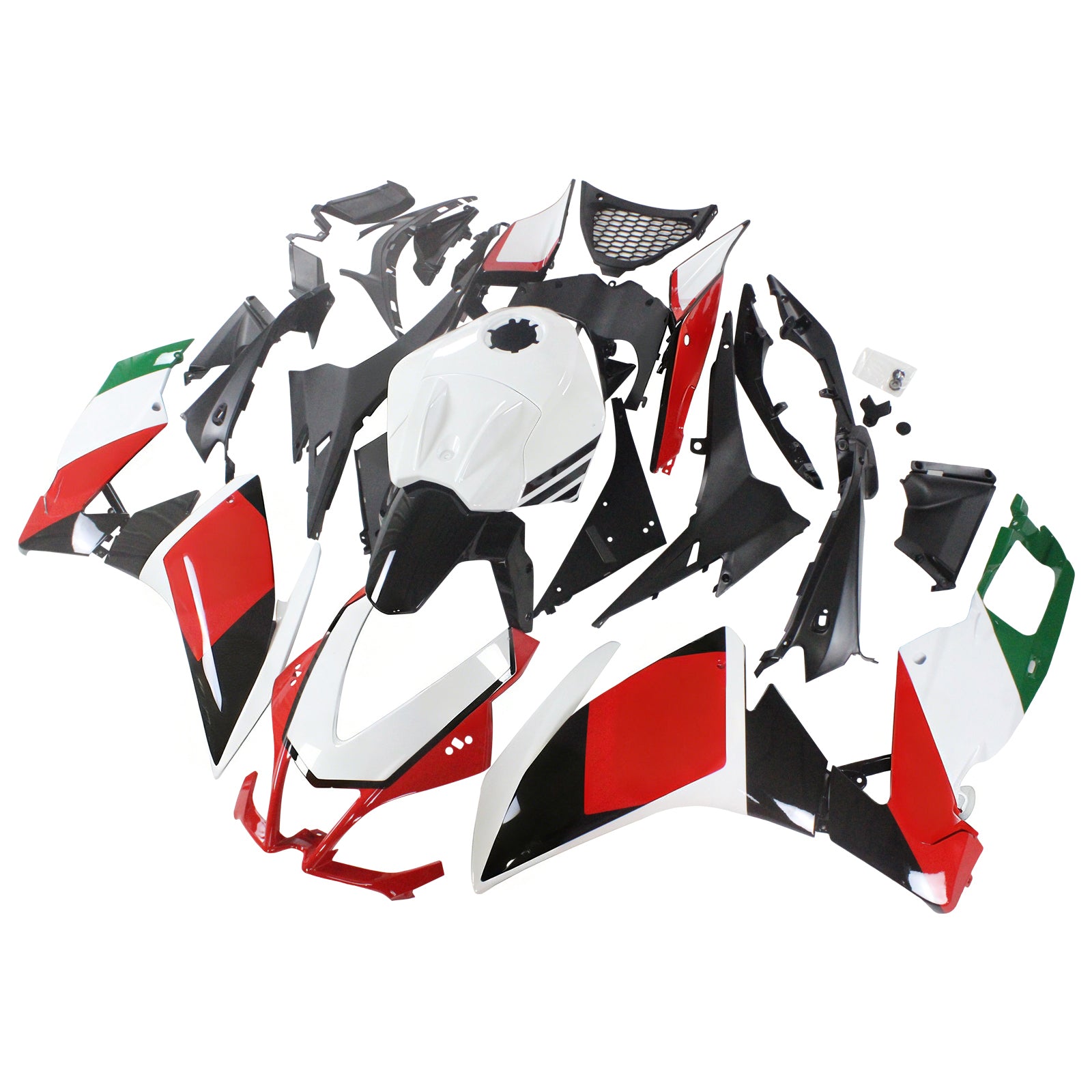 Amotopart 2012-2016 Aprilia RS4 RS125 RS50 White&Red Fairing Kit