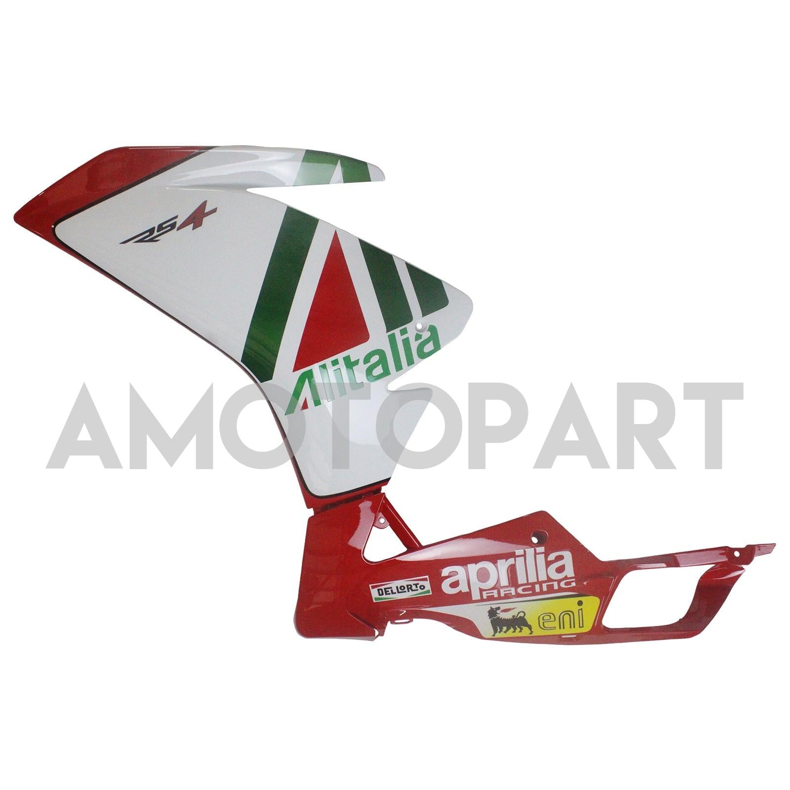 Amotopart 2012-2016 アプリリア RS4 RS125 RS50 レッド&ホワイト フェアリングキット