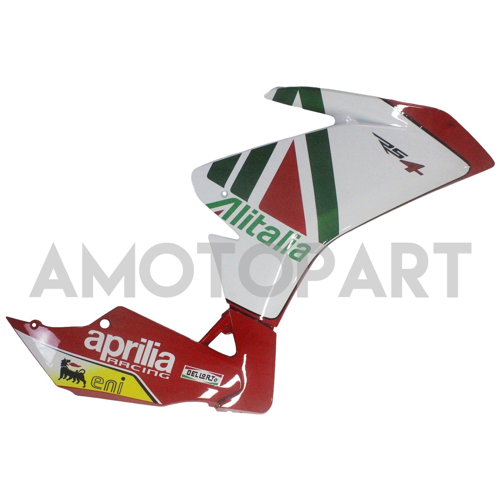 Amotopart 2012-2016 アプリリア RS4 RS125 RS50 レッド&ホワイト フェアリングキット