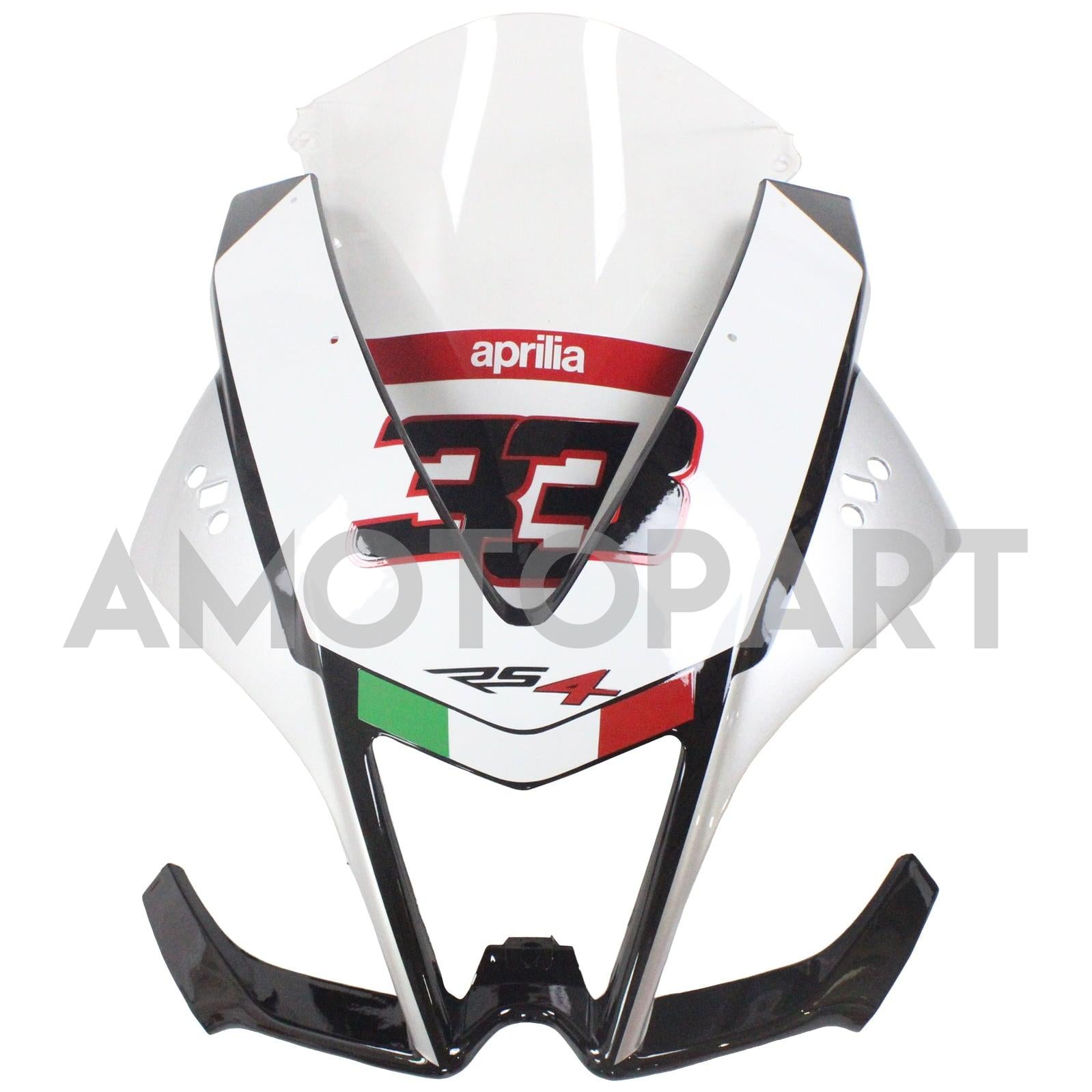 AMOTOPART 2012-2016 APRILIA RS4 RS125 RS50 BLACK & SLIVER FAIRING KIT