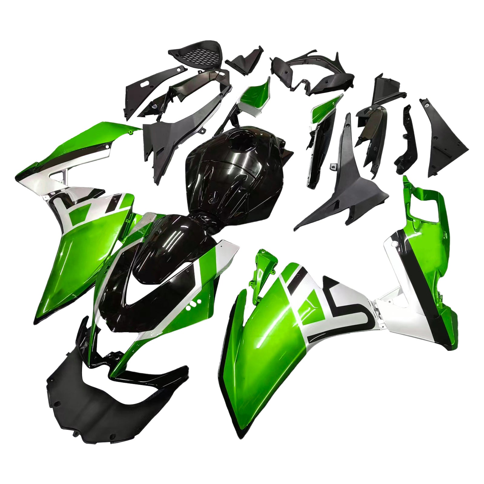 Amotopart 2012-2016 Aprilia RS4 RS125 RS50 Green&Black Fairing Kit