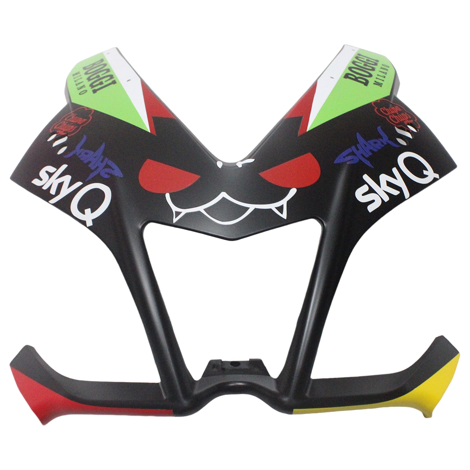 Amotopart 2012-2016 RS4 125 50 Aprillia Red & Green Style2 Zestaw owiewki