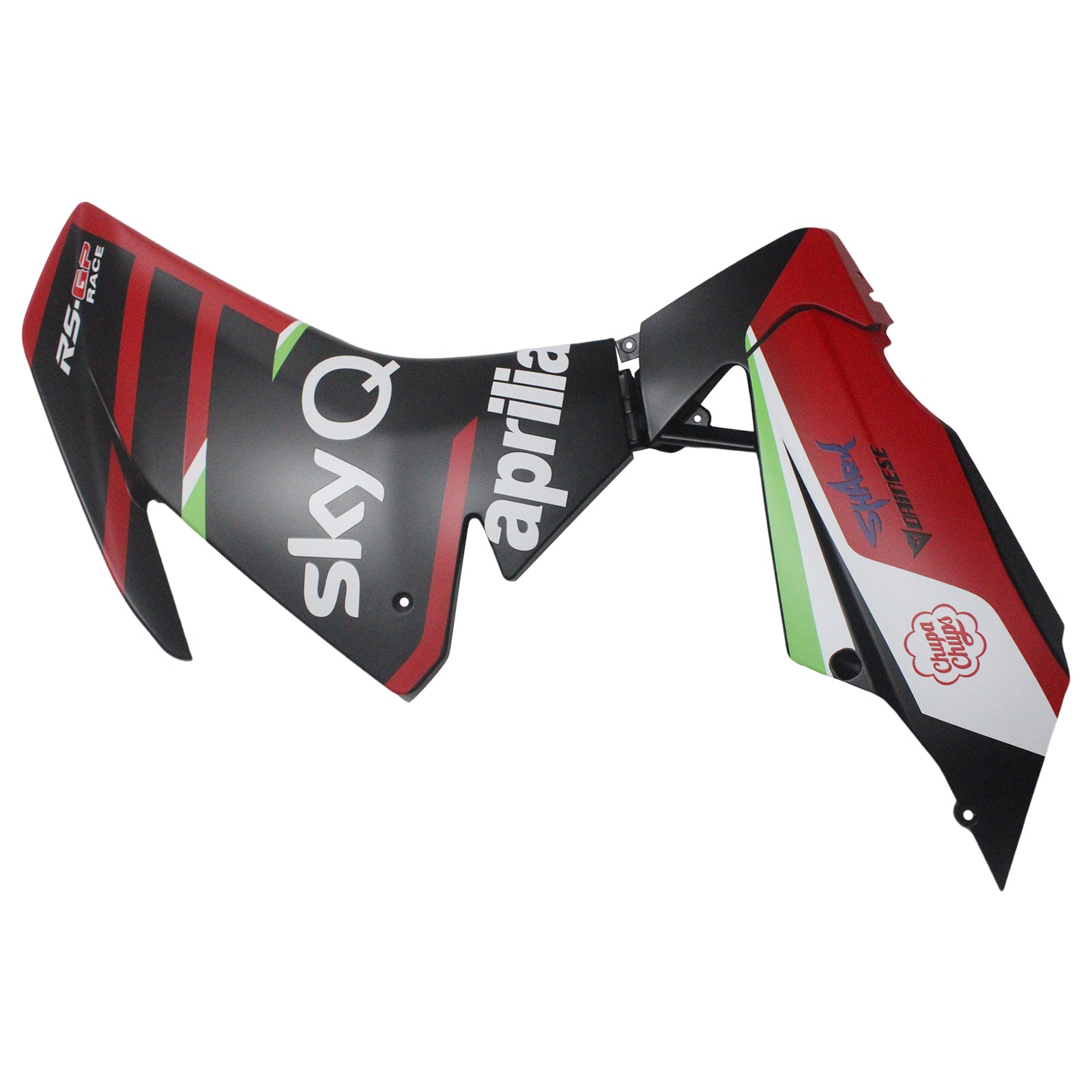 Amotopart 2012-2016 RS4 125 50 Aprillia Red & Green Style2 Zestaw owiewki