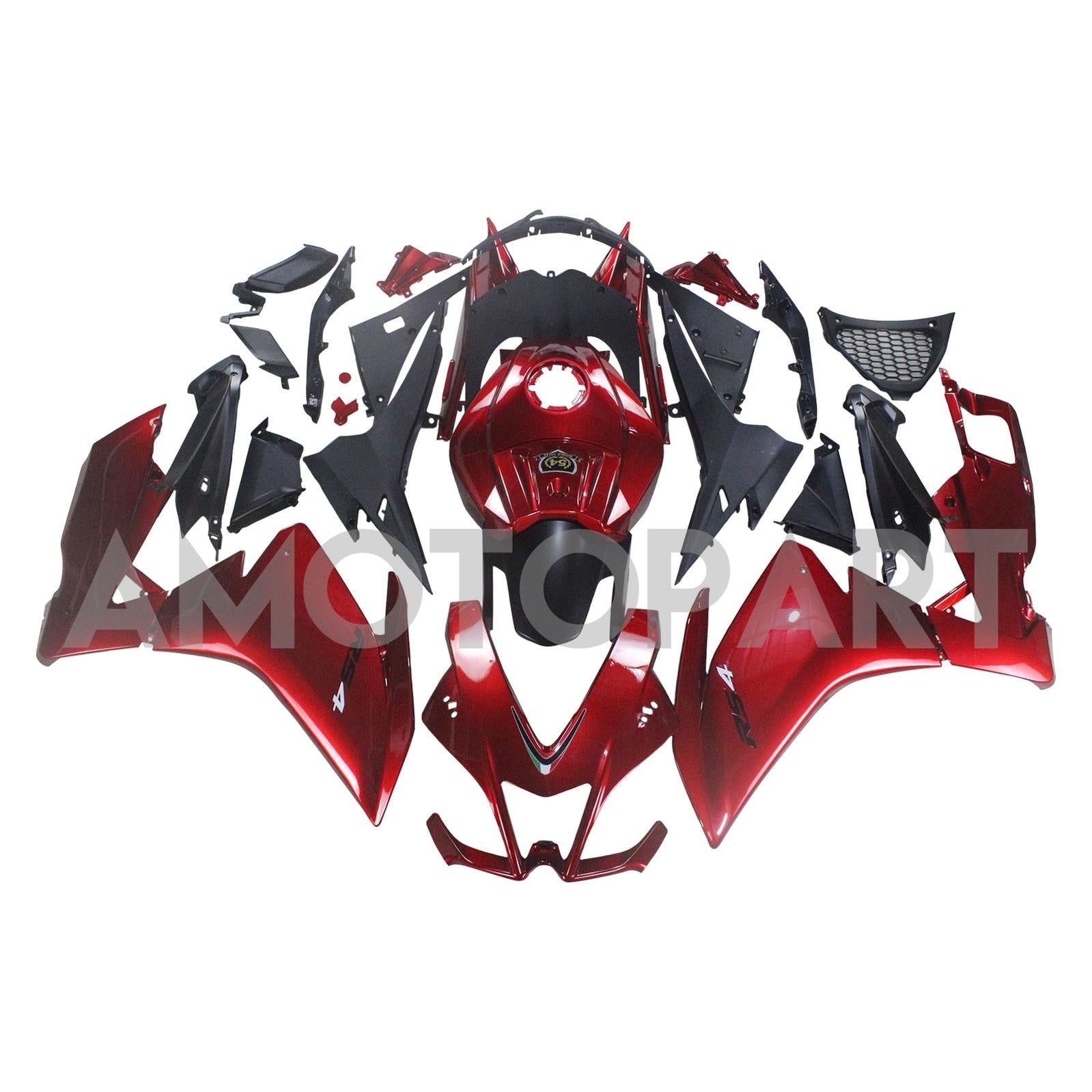 AMOTOPART 2012-2016 RS4 125 50 APRILIA GLOSS RED FAIRING KIT