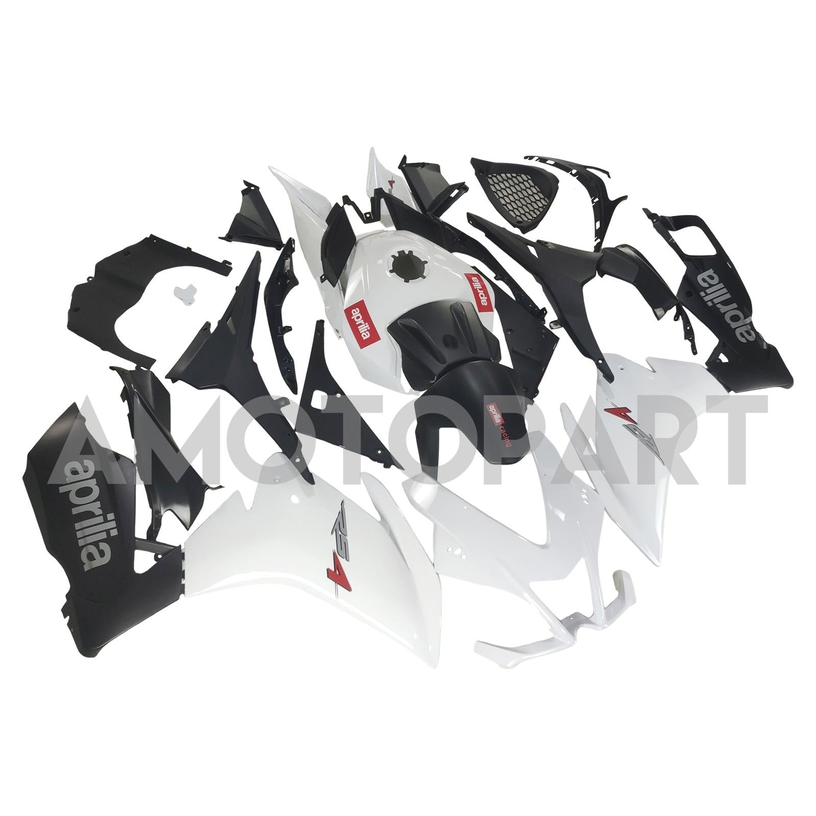 AMOTOPART 2012-2016 RS4 125 50 APRILIA VIT & Black Fairing Kit