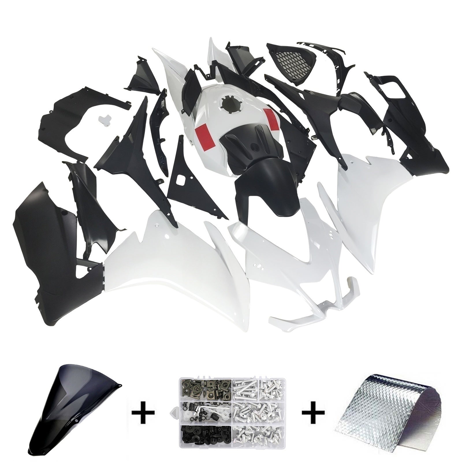 AMOTOPART 2012-2016 RS4 125 50 APRILIA VIT & Black Fairing Kit