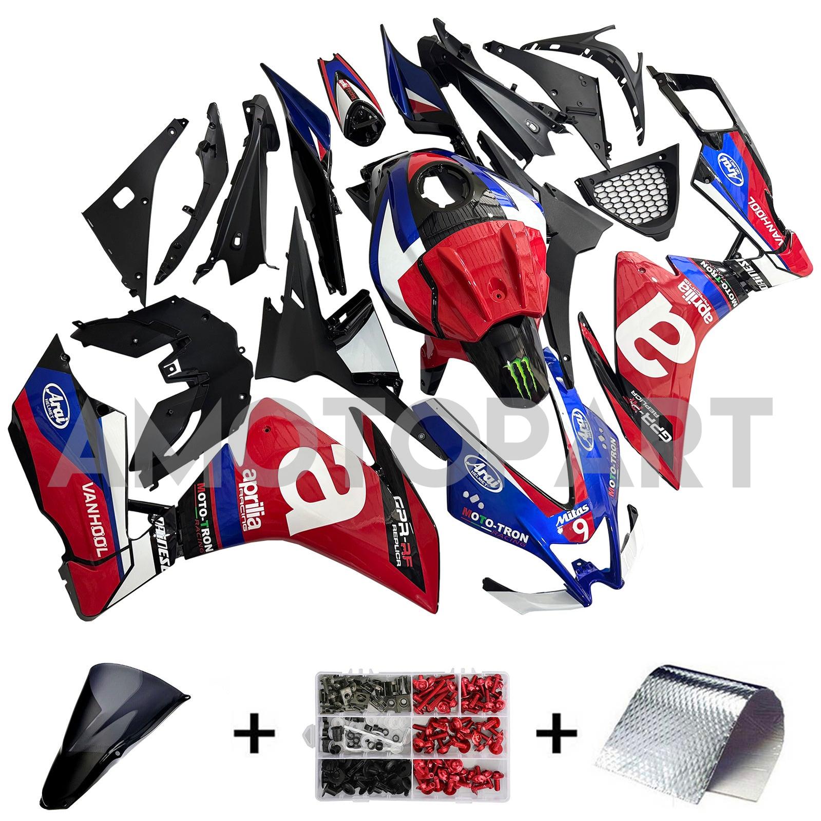 Amotopart 2012-2016 Aprilia RS4 / 125 / 50 Red Blue Fairing Kit