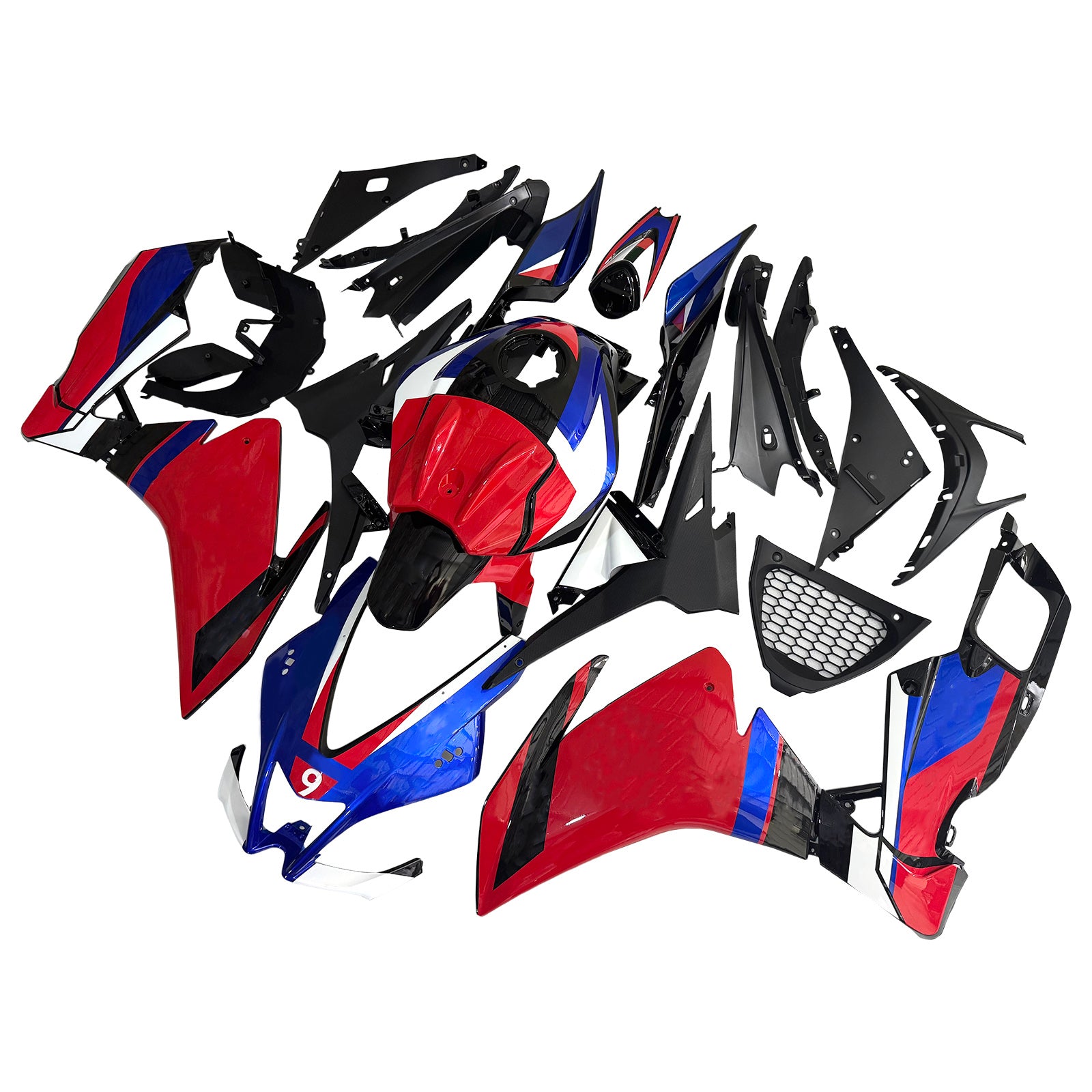 Amotopart 2012-2016 Aprilia RS4 / 125 / 50 Red Blue Fairing Kit