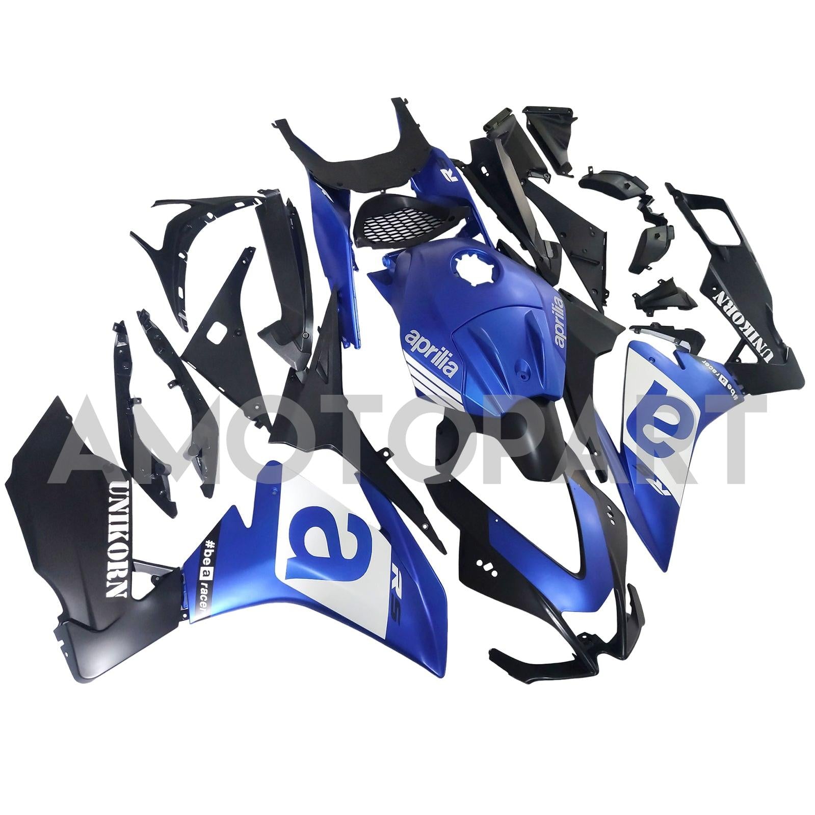 AMOTOPART 2012-2016 APRILIA RS4 / 125 /50 BLÅ BLACK FAIRING KIT