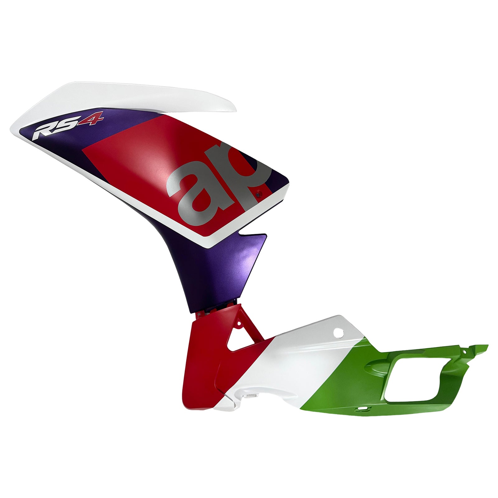 Amotopart 2012-2016 アプリリア RS4 / 125 / 50 パープル ホワイト レッド フェアリングキット
